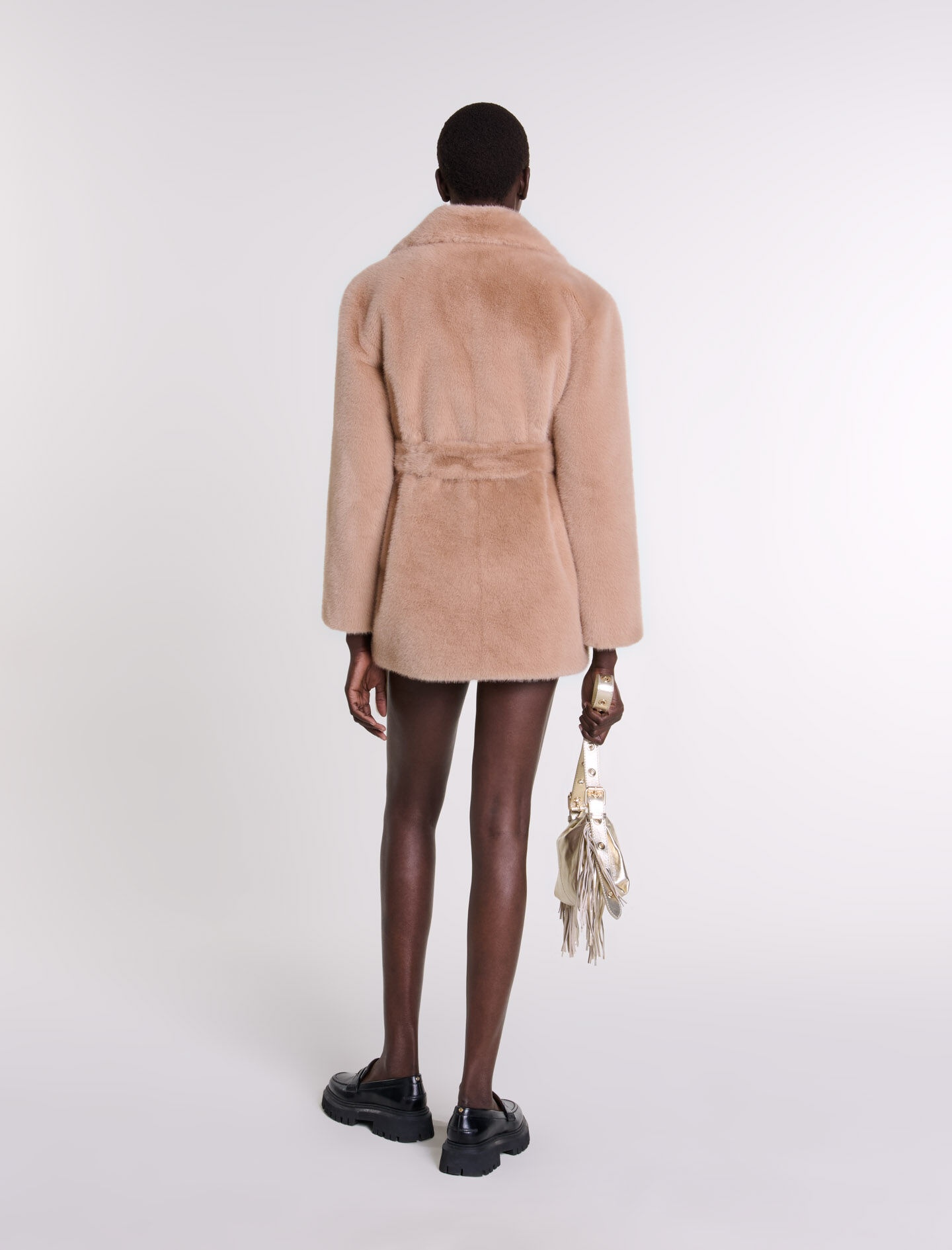 Faux fur coat - 4