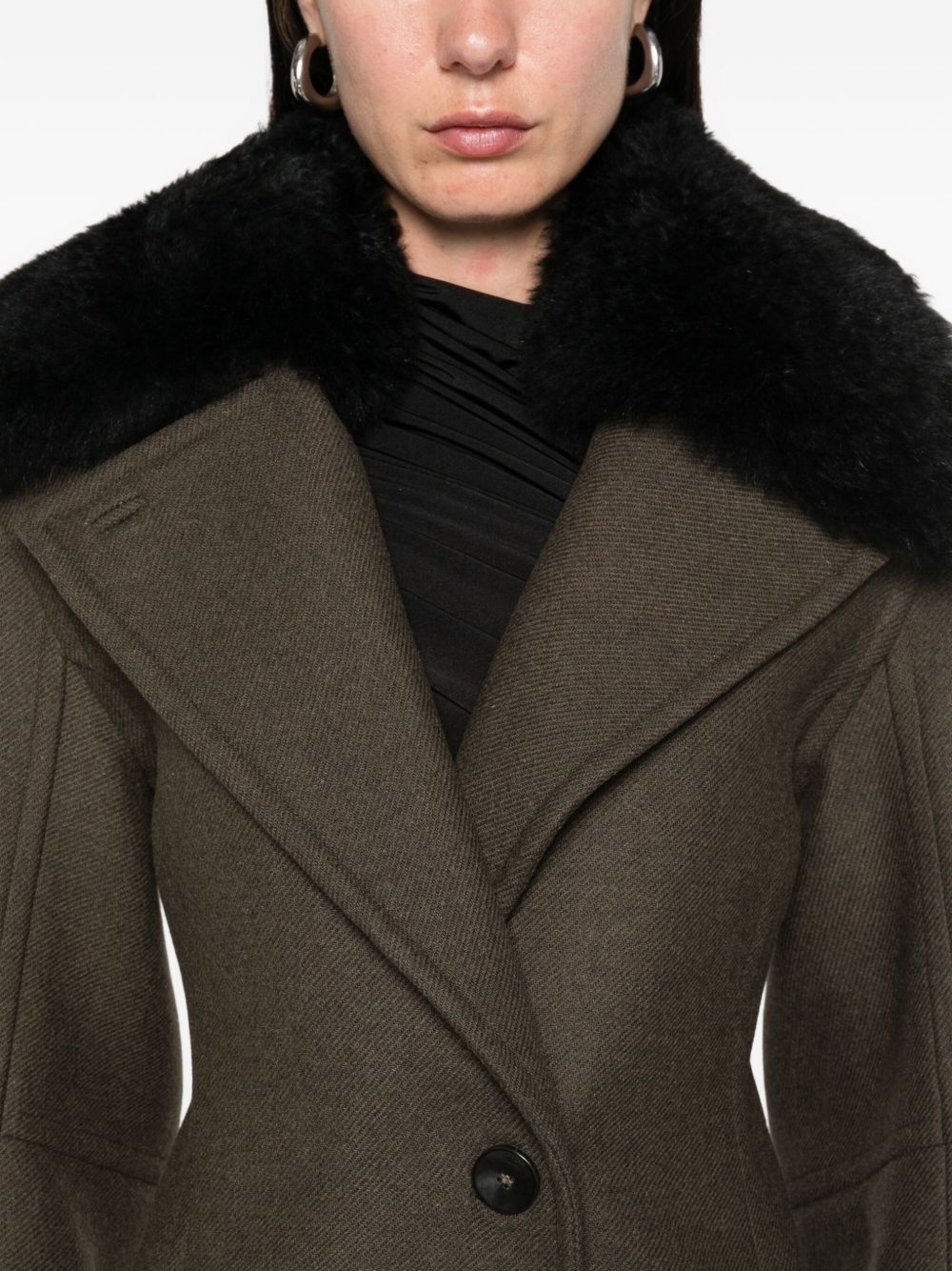 single-breasted coat - 5