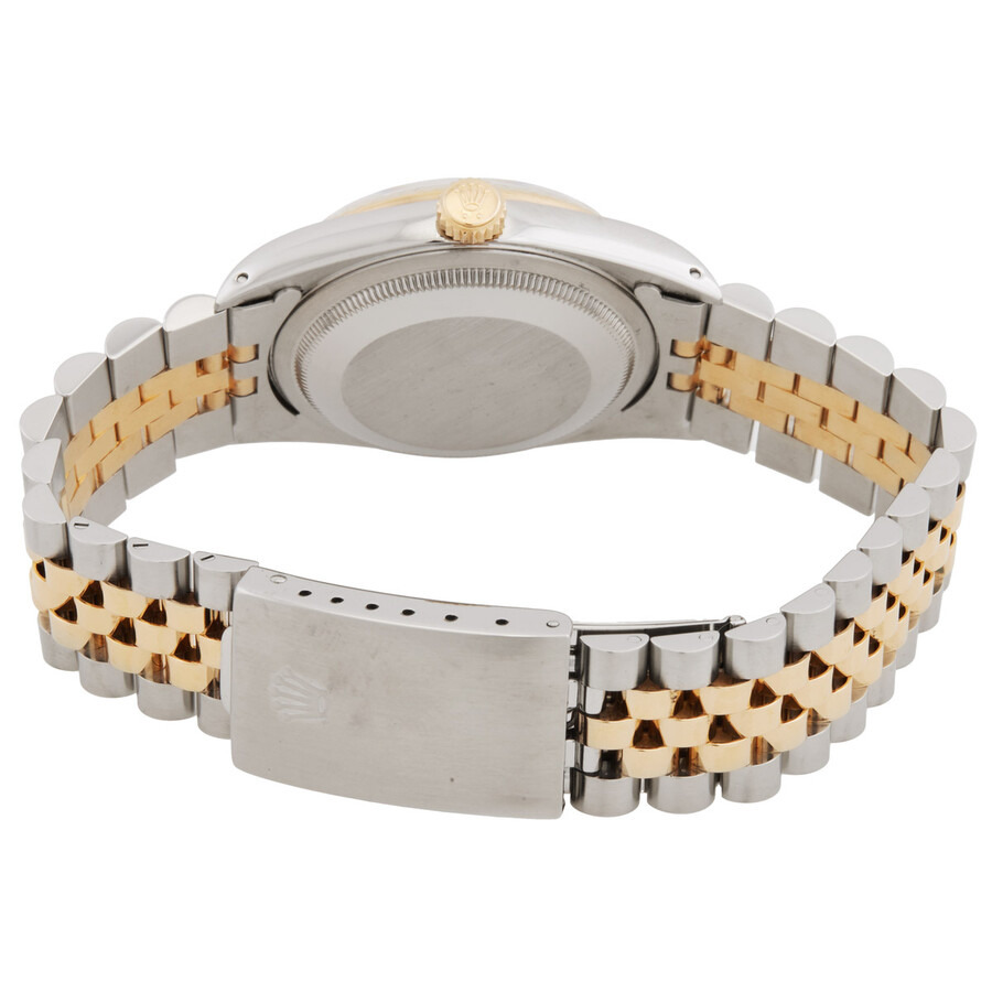 Pre-owned Pre-Owned Rolex Oyster Perpetual Datejust Two-Tone 18kt Gold and Steel Men's Watch 16233J - 3