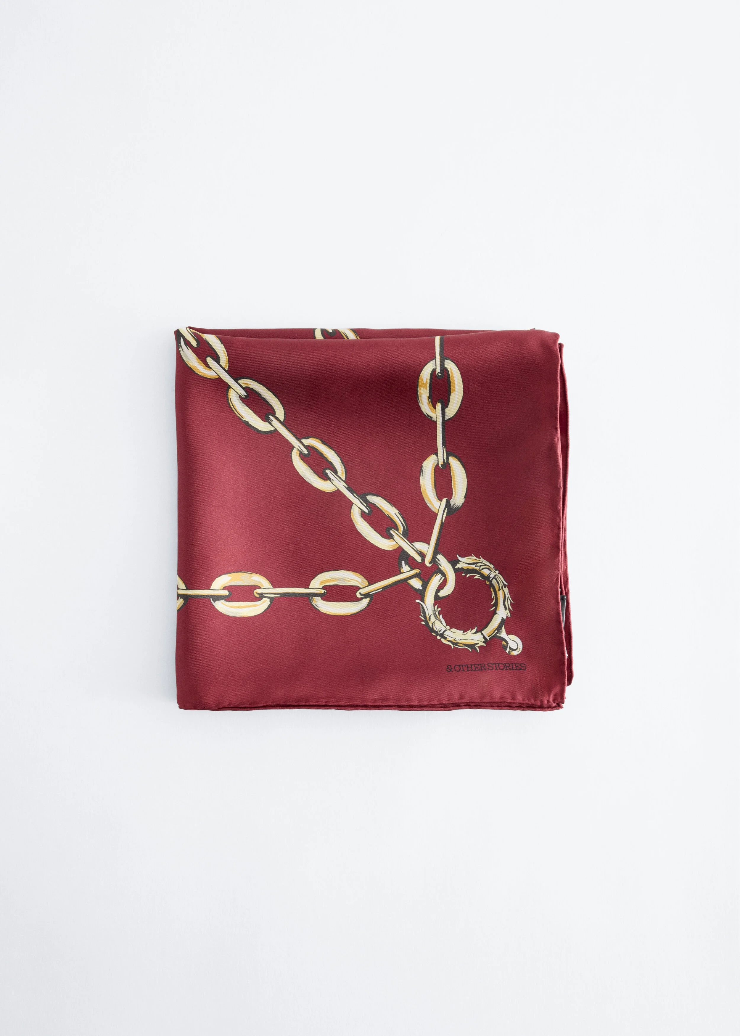 Printed Silk Scarf - 1