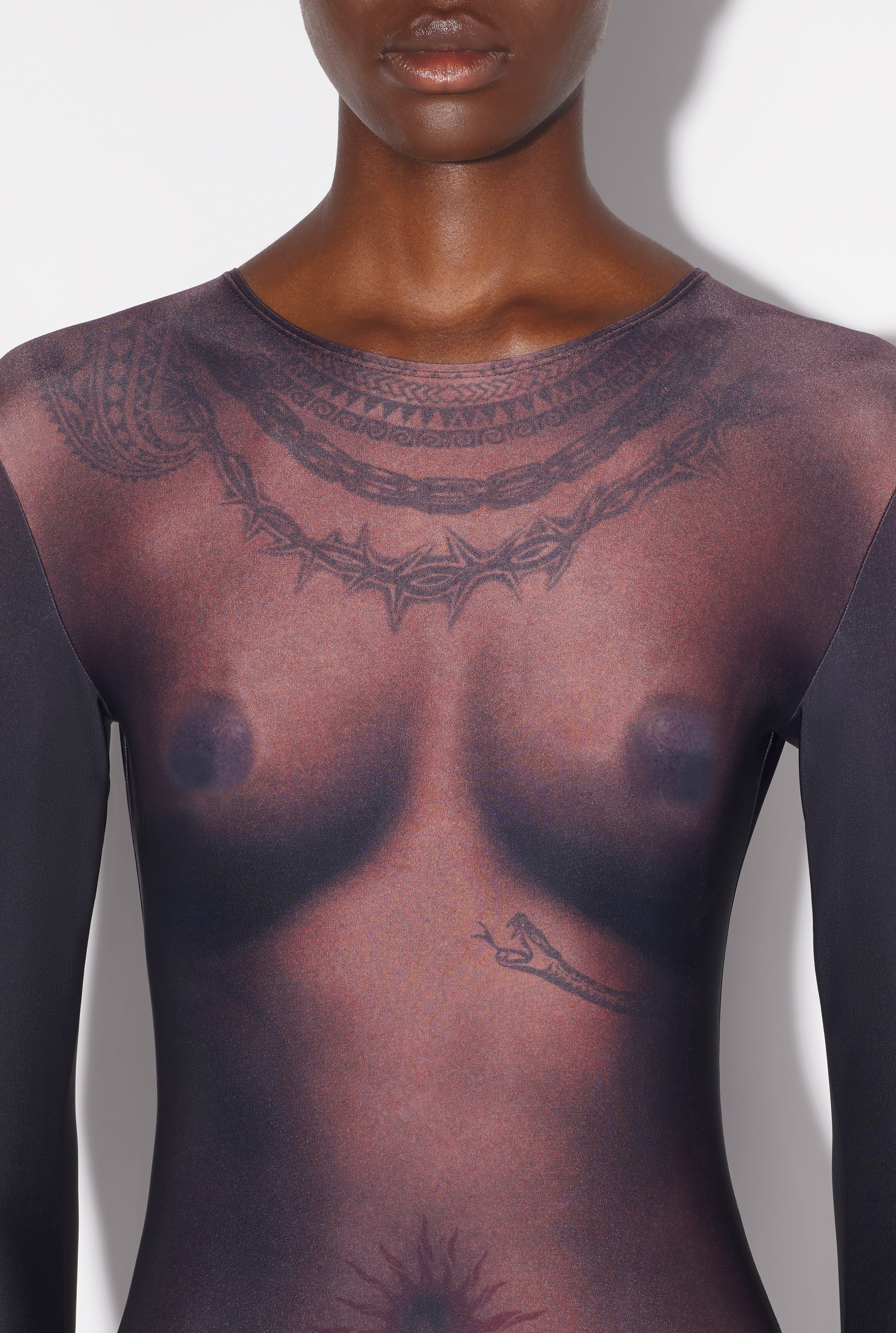 THE EBONY BODY TATTOO JUMPSUIT - 5