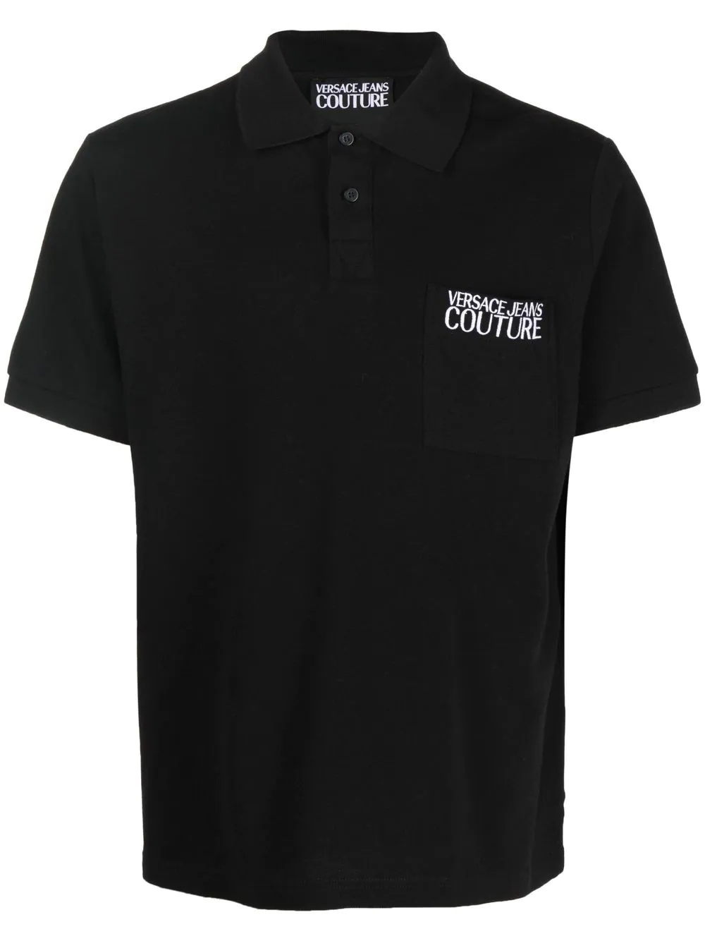 logo-print polo shirt - 1