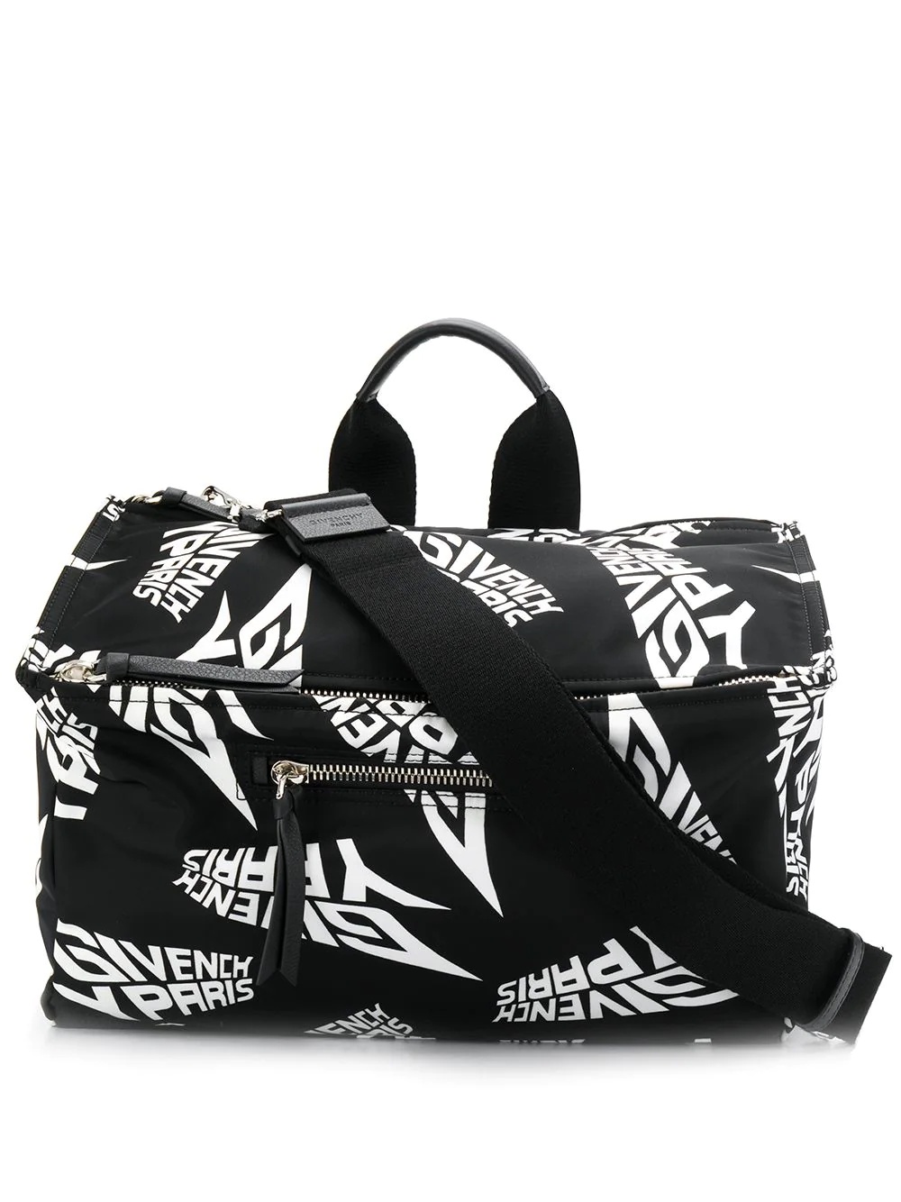 logo print tote bag - 1