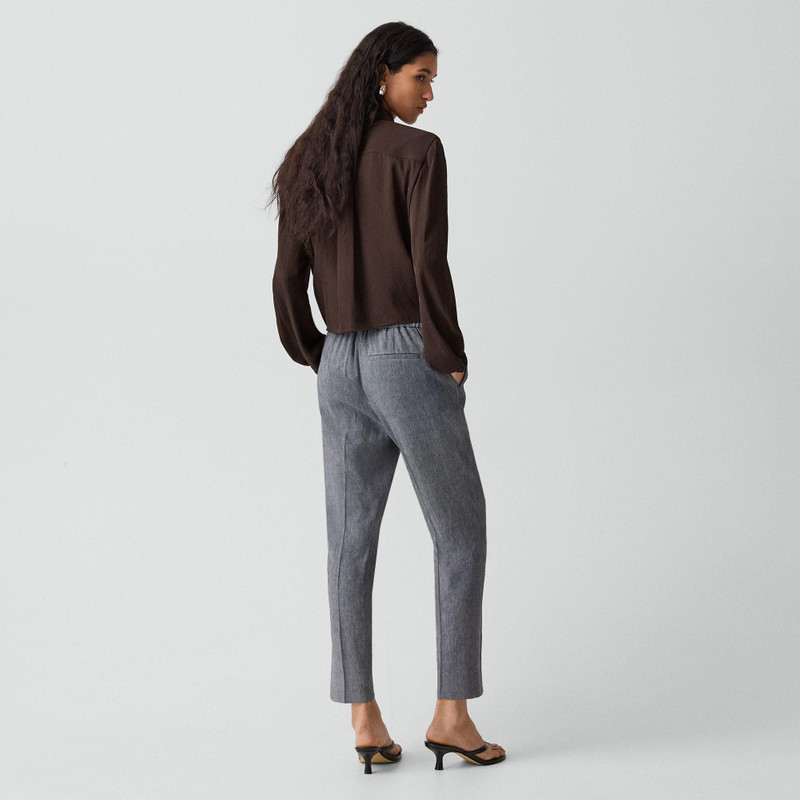 Theory Treeca Pull-On Pant in Fluid Linen outlook