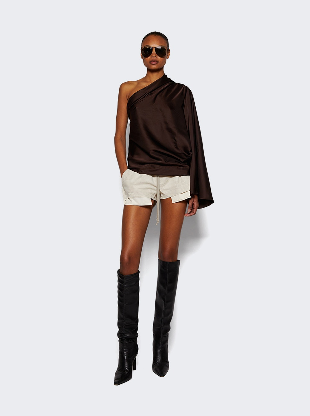 One Sleeve Top Mahogany - 5