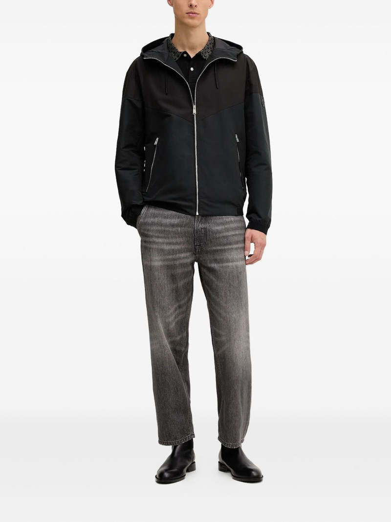 BOSS hooded zip-front jacket outlook