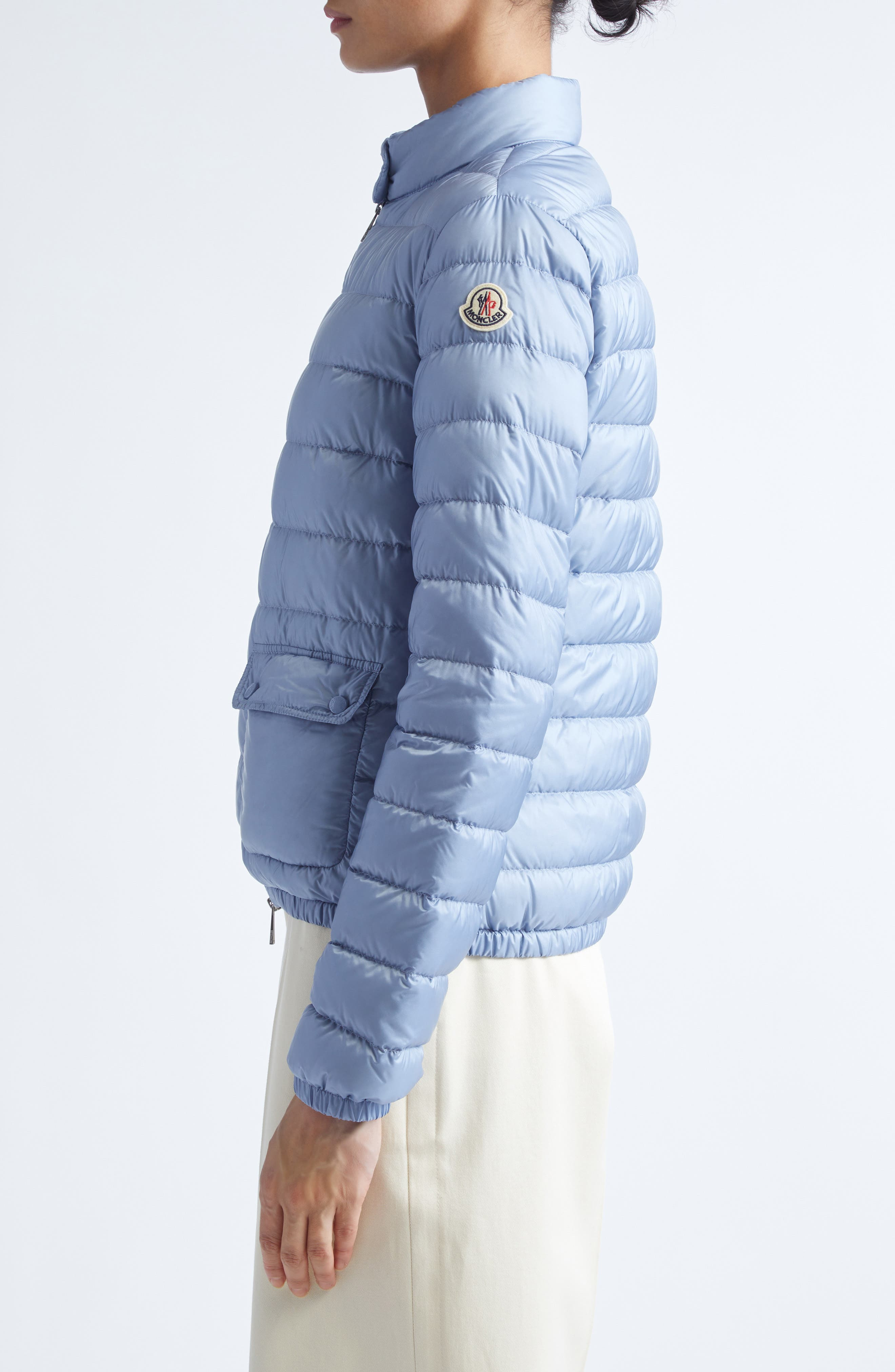Moncler Lans Down Puffer Jacket in Blue at Nordstrom - 3