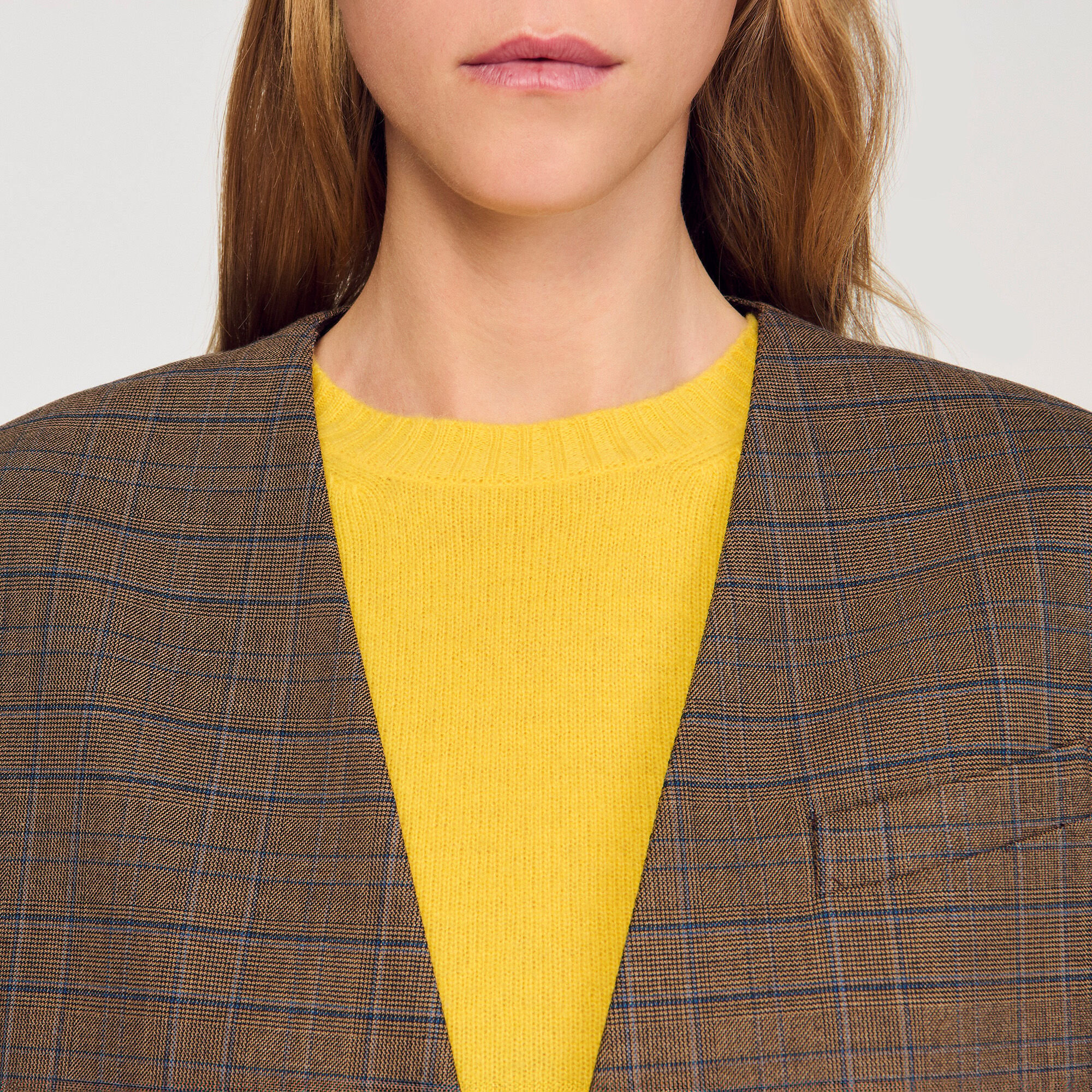 OVERSIZED CHECKED JACKET - 3