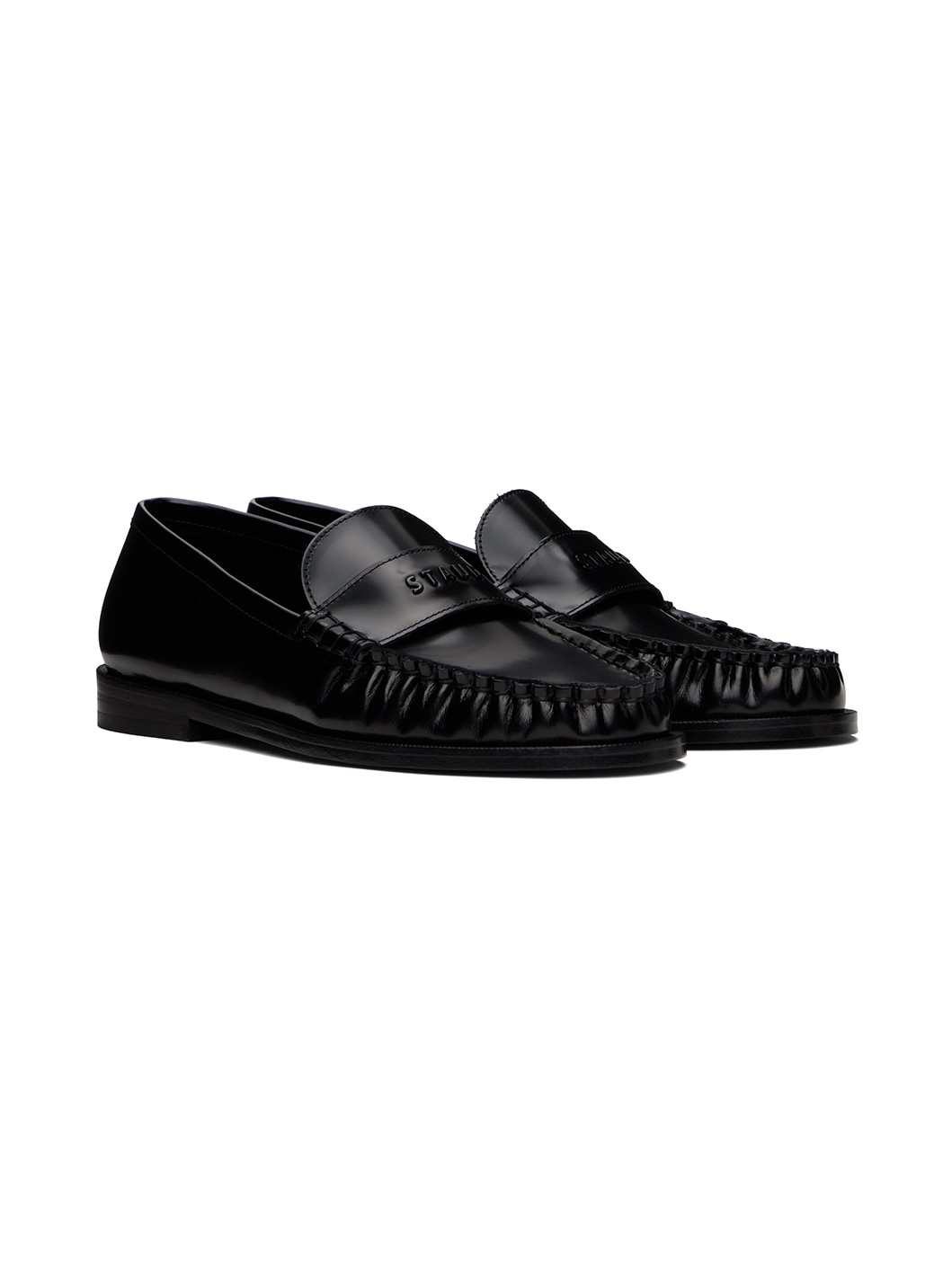 Black Loulou Loafers - 4