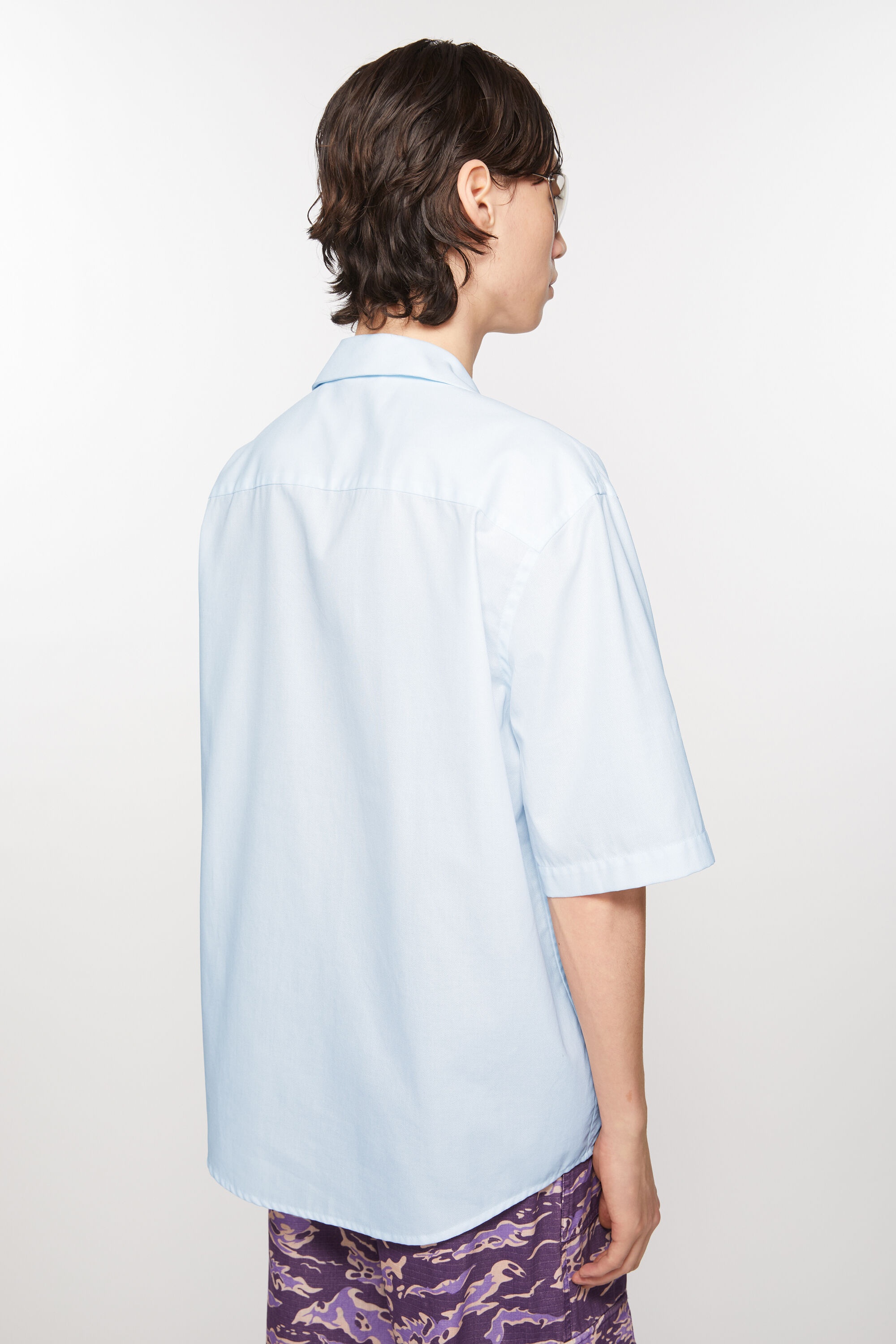 Button-up shirt - Light blue - 3