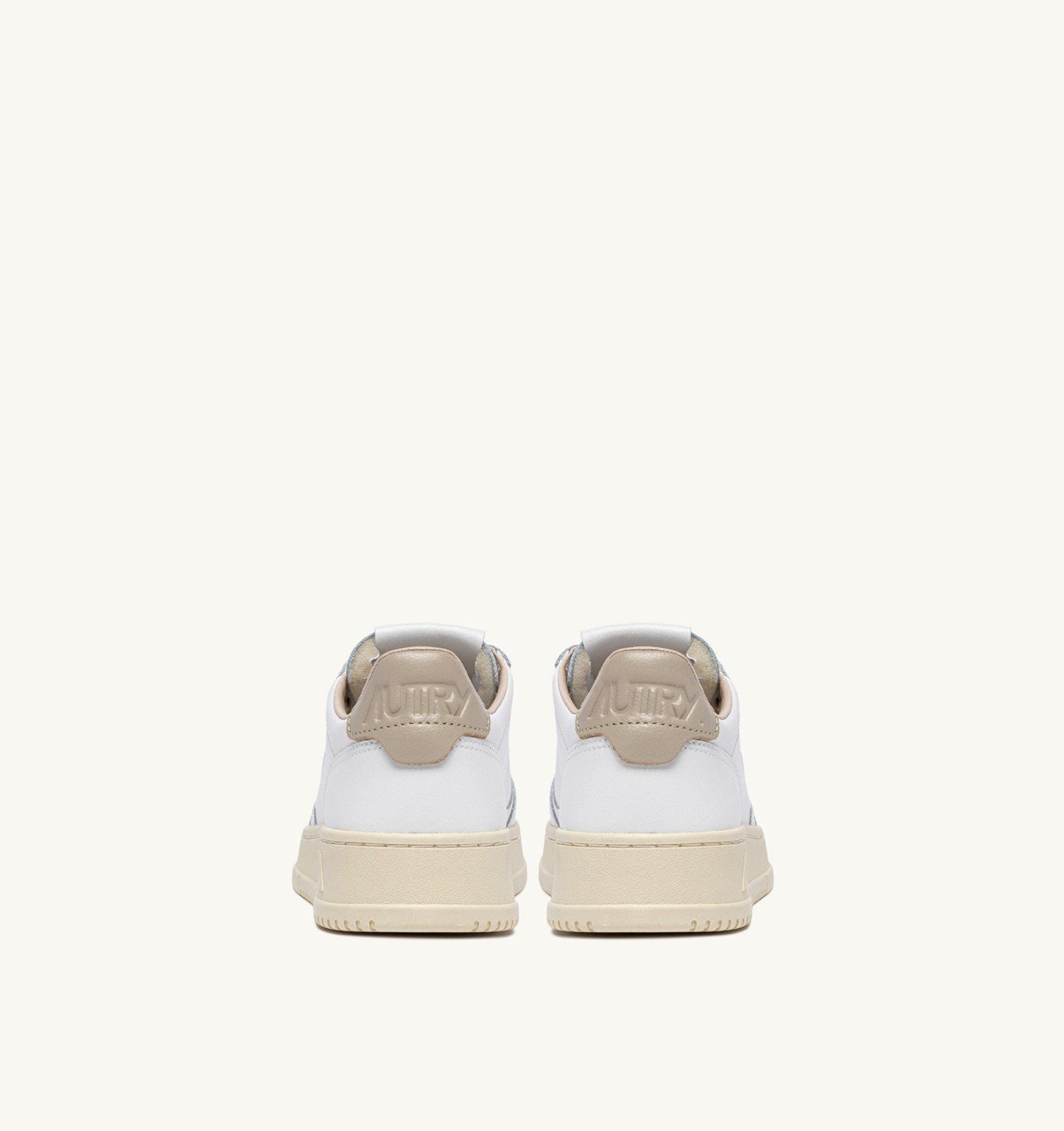 MEDALIST LOW SNEAKERS IN WHITE LEATHER AND TIDAL FOAM - 3