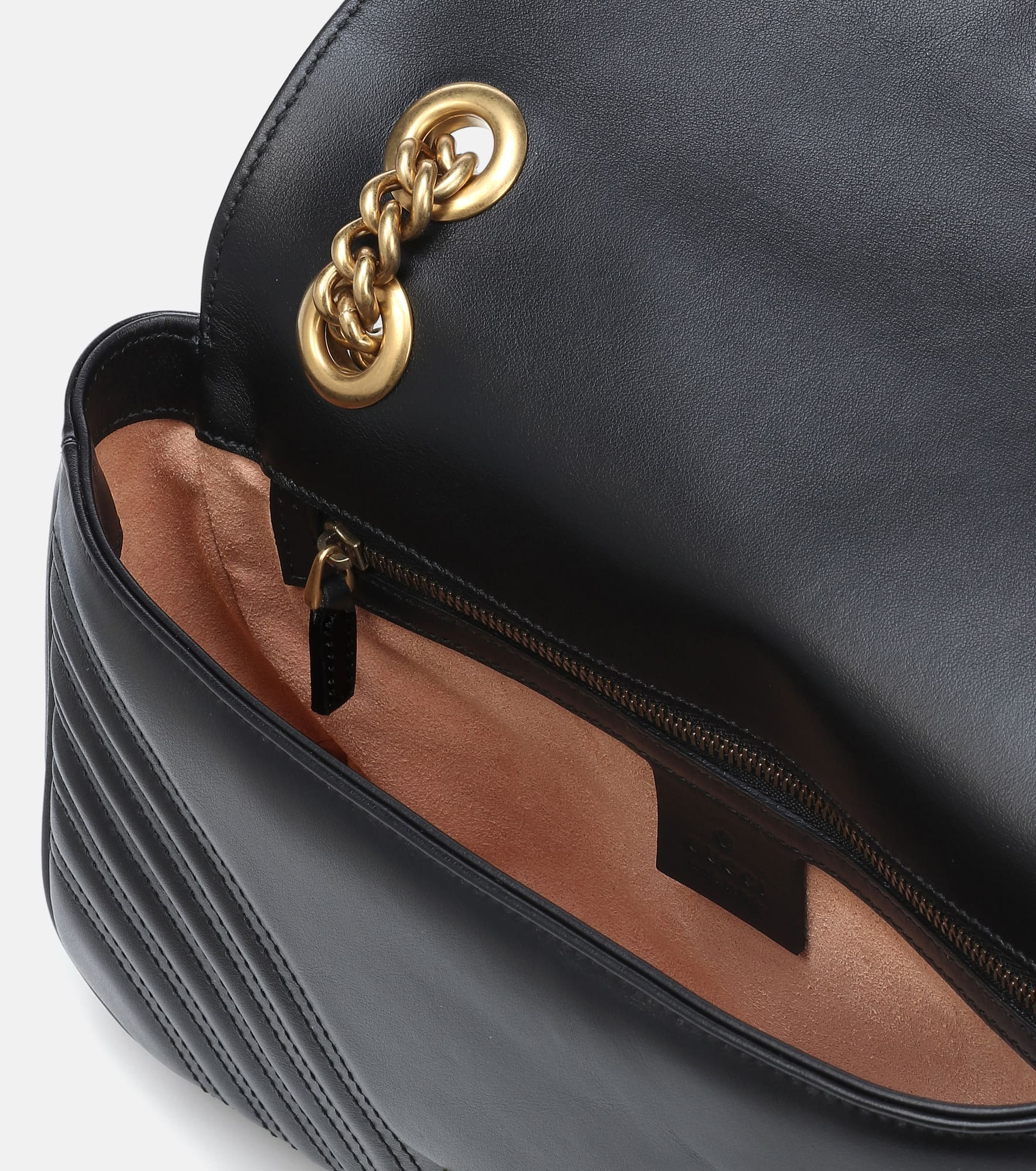 GG Marmont leather shoulder bag - 3