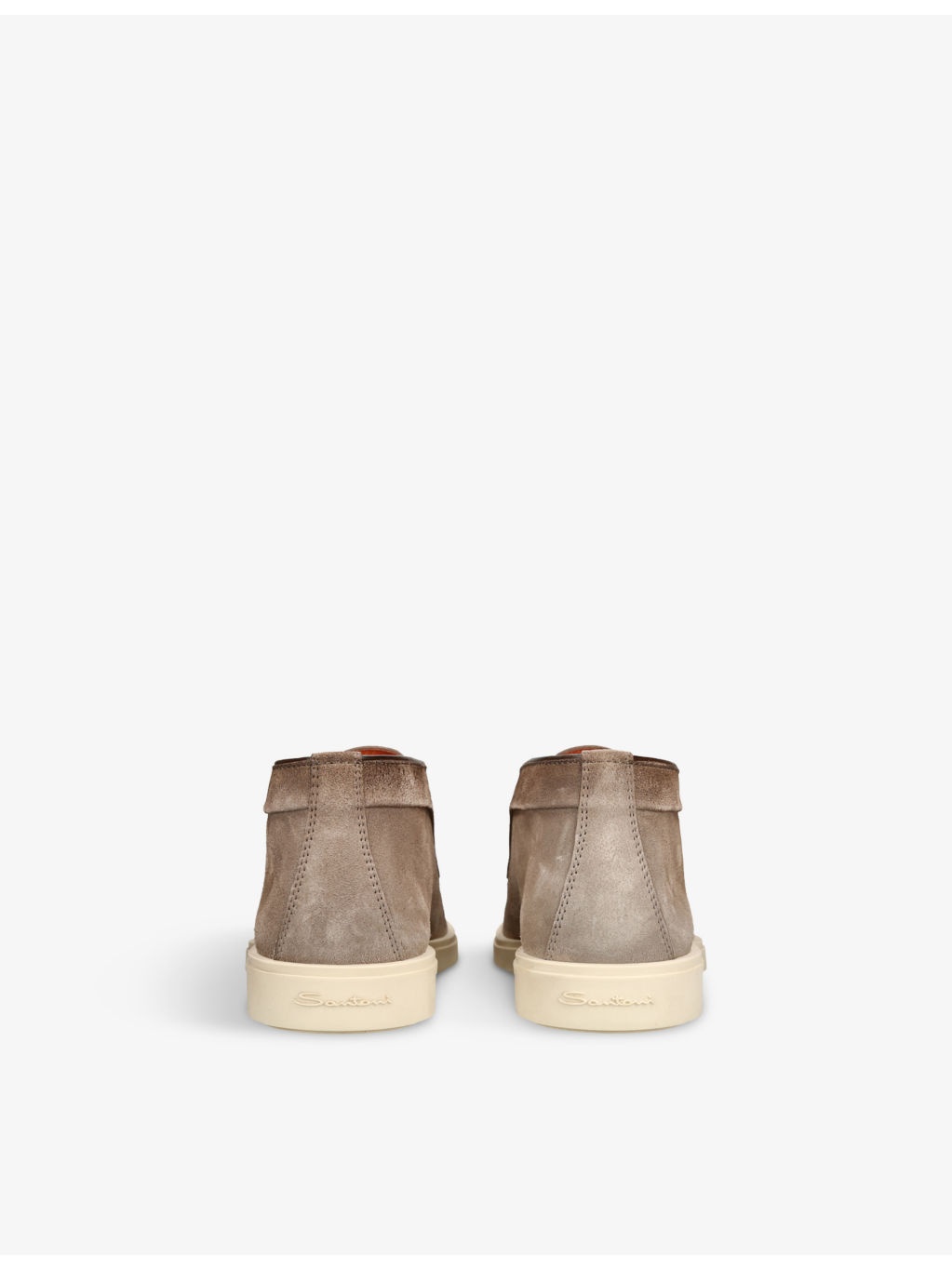 Detroit contrast-sole suede loafers - 4