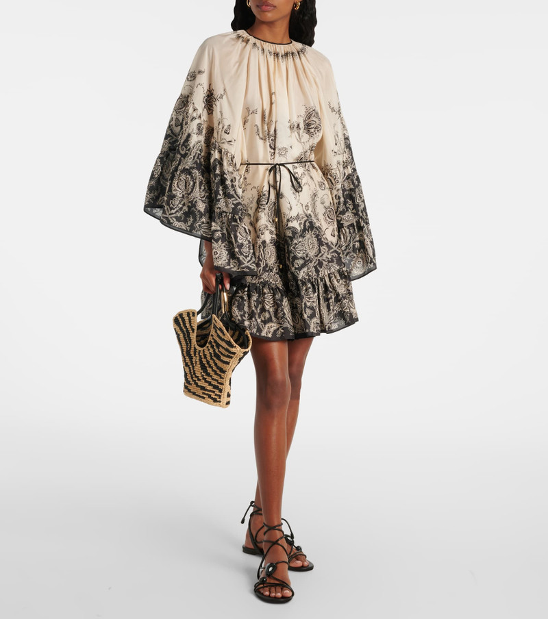 Zimmermann Goldentime raffia tote bag outlook