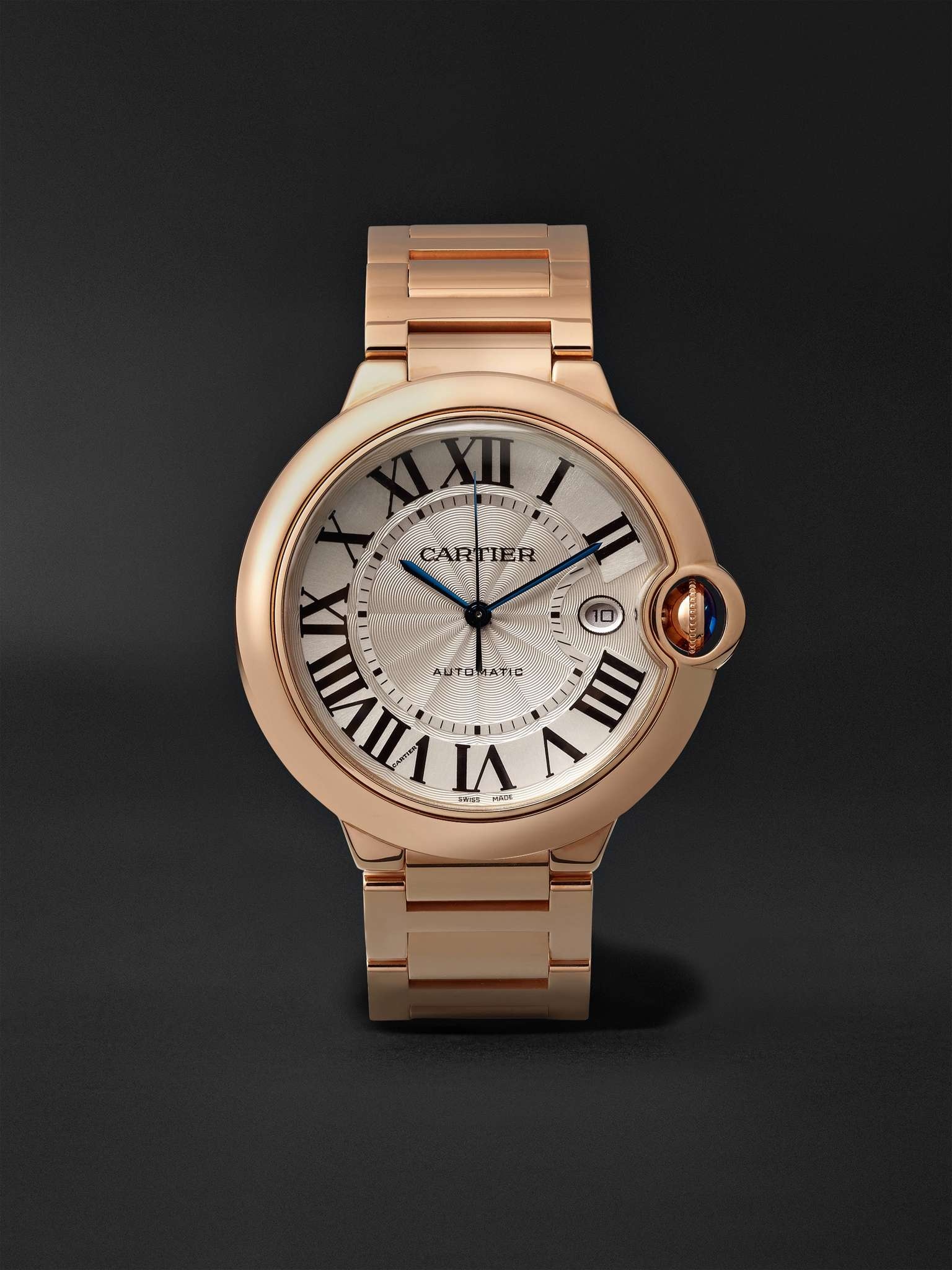 Ballon Bleu de Cartier Automatic 42mm 18-Karat Pink Gold Watch, Ref. No. CRWGBB0016 - 1