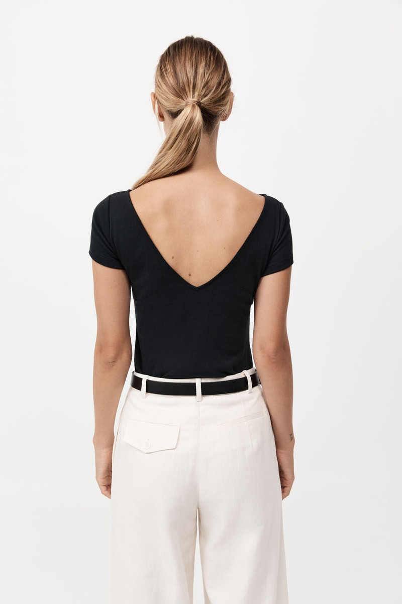 Organic Cotton Ballet Top - Jet Black 5