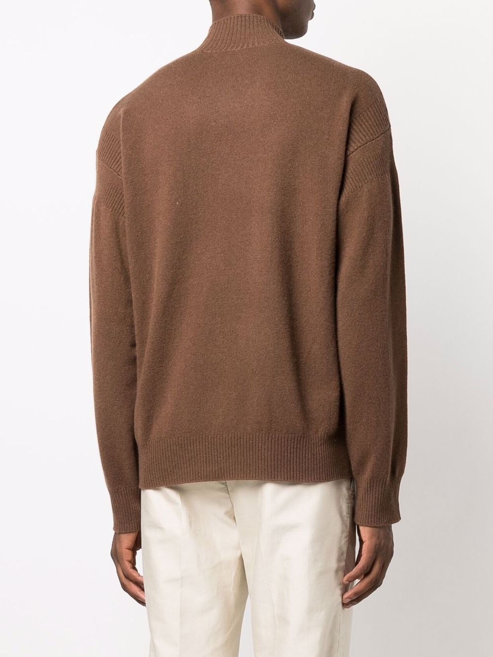 mock-neck wool-blend jumper - 4