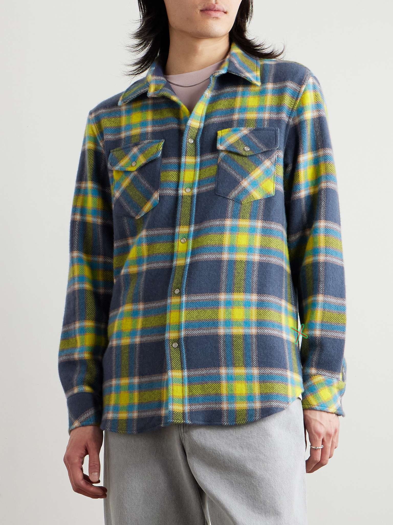 Explorer Checked Cashmere Shirt - 3