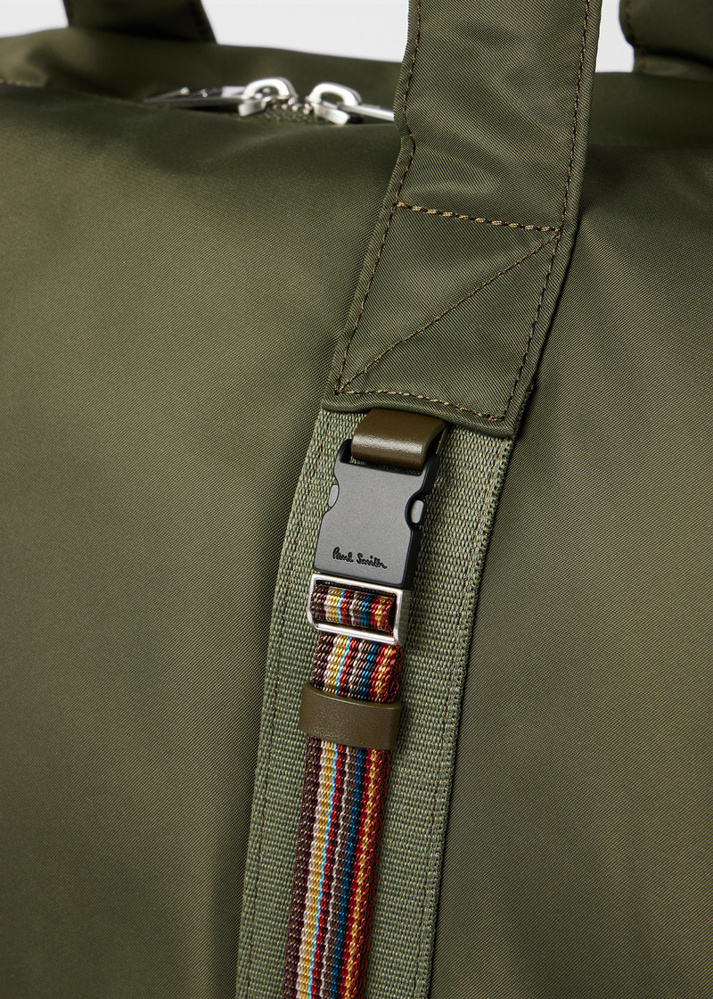 Paul Smith Green Recycled-Nylon Holdall outlook
