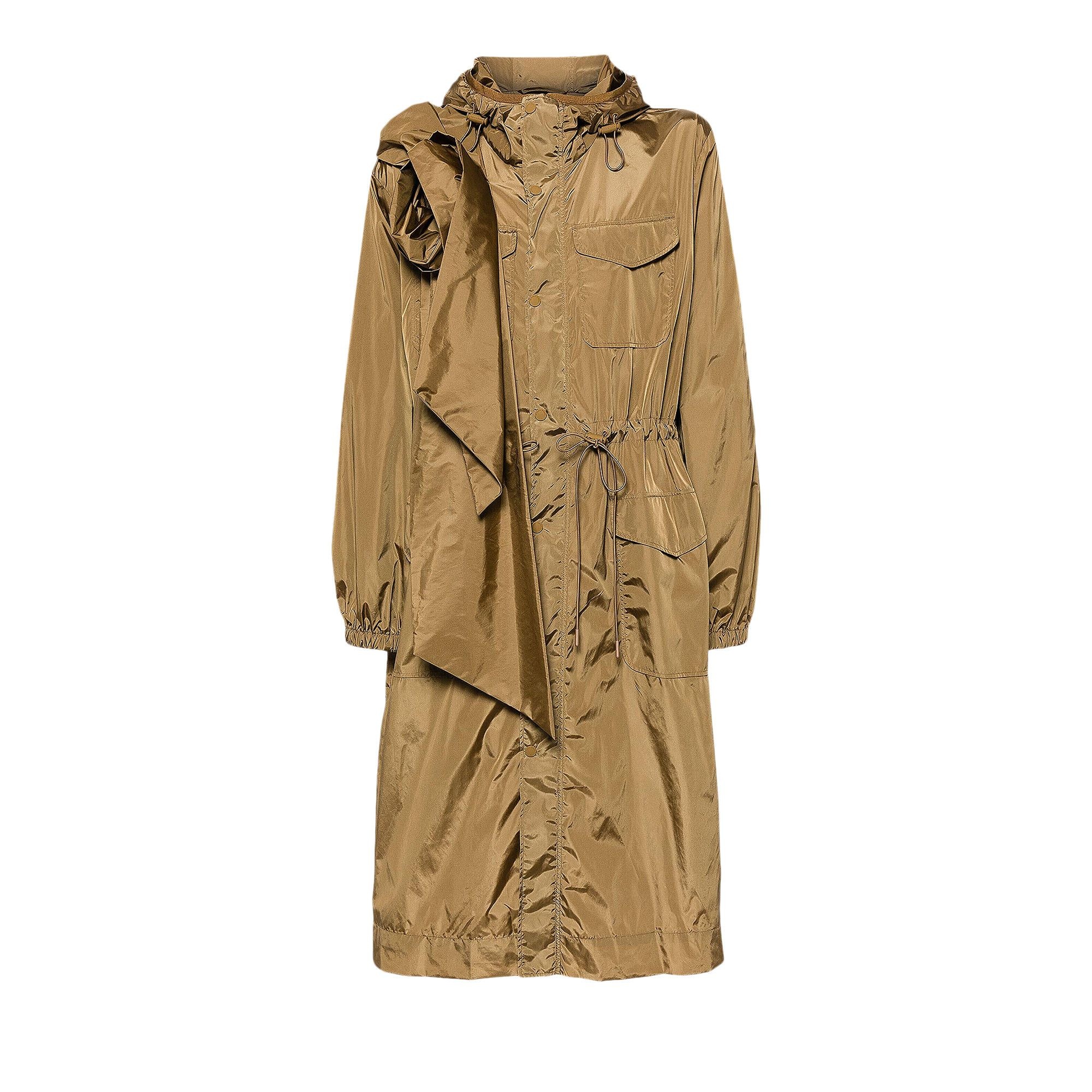 Simone Rocha Multi Pocket Utility Tech Nylon Parka 'Brown' - 1