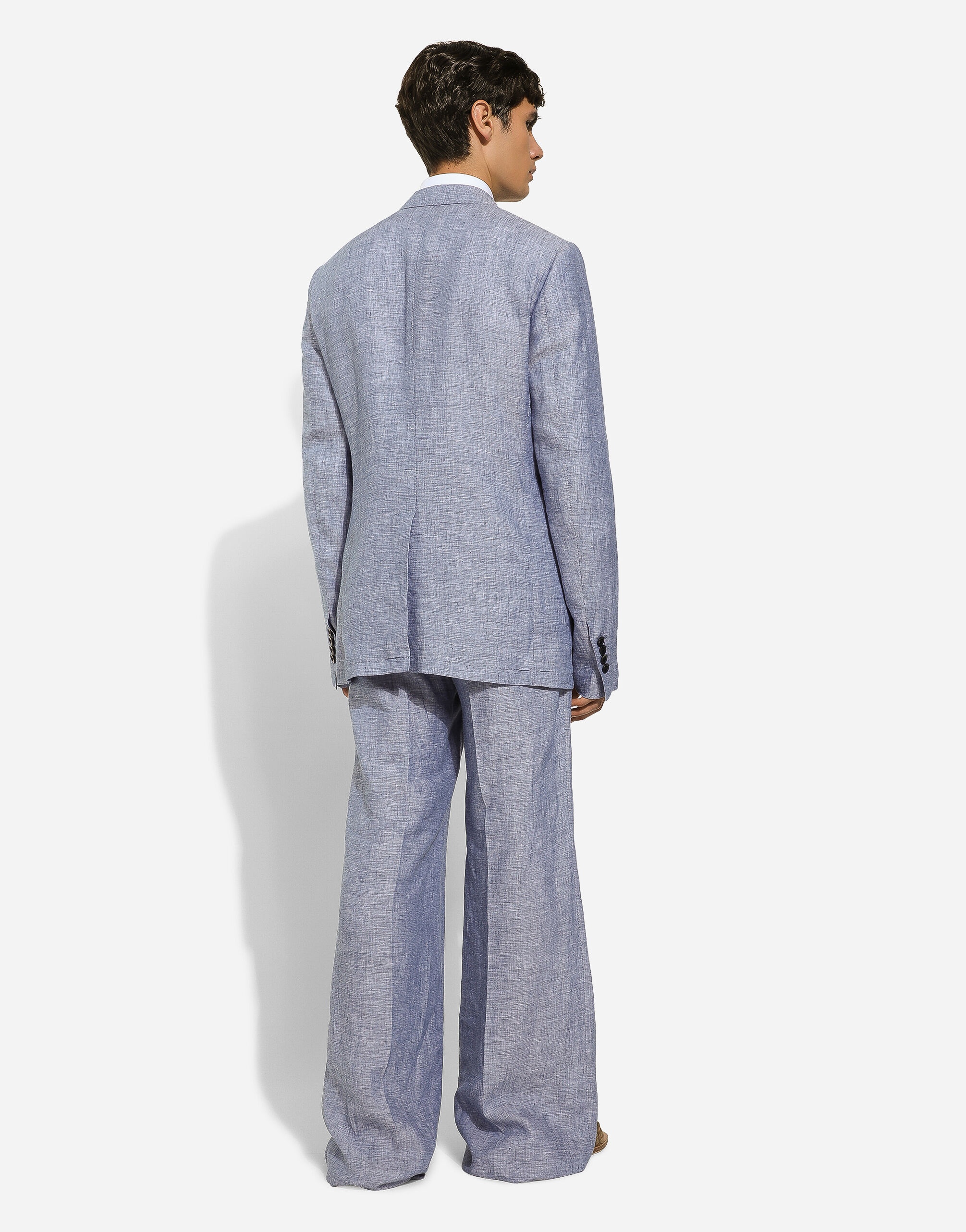 ジャケット・アウター Dolce & Gabbana TAORMINA tailored jacket Single-breasted flannel Taormina-fit jacket in Blue for Men