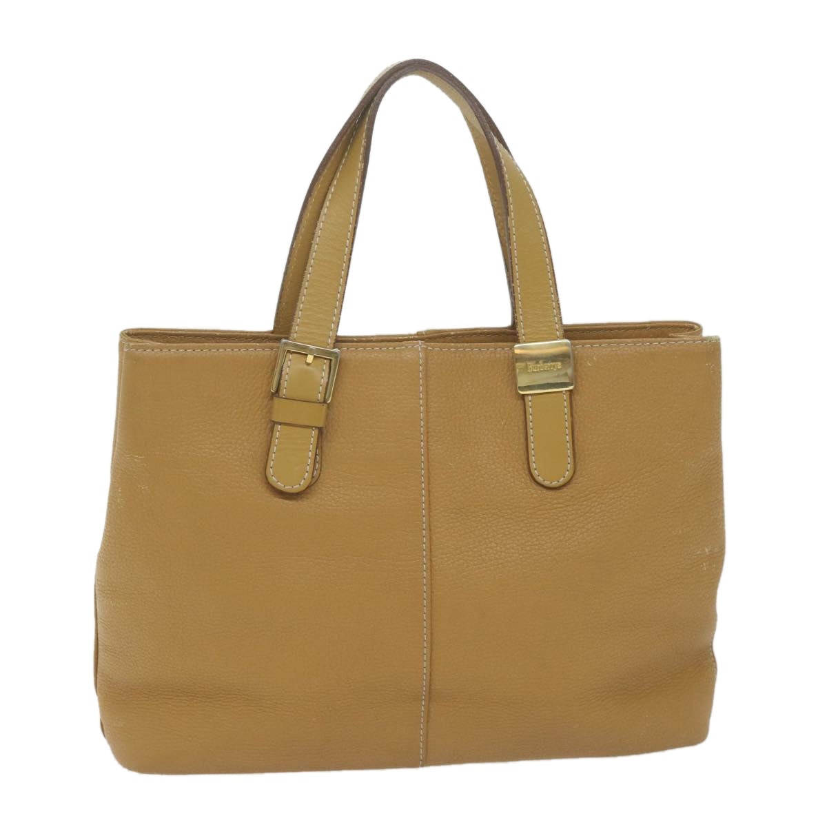 Burberry Tote Bag Leather Beige - 13