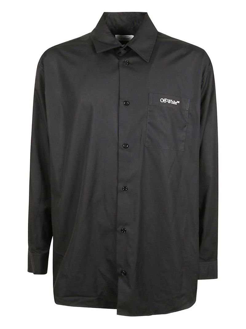 logo-embroidery rear-graphic shirt 1