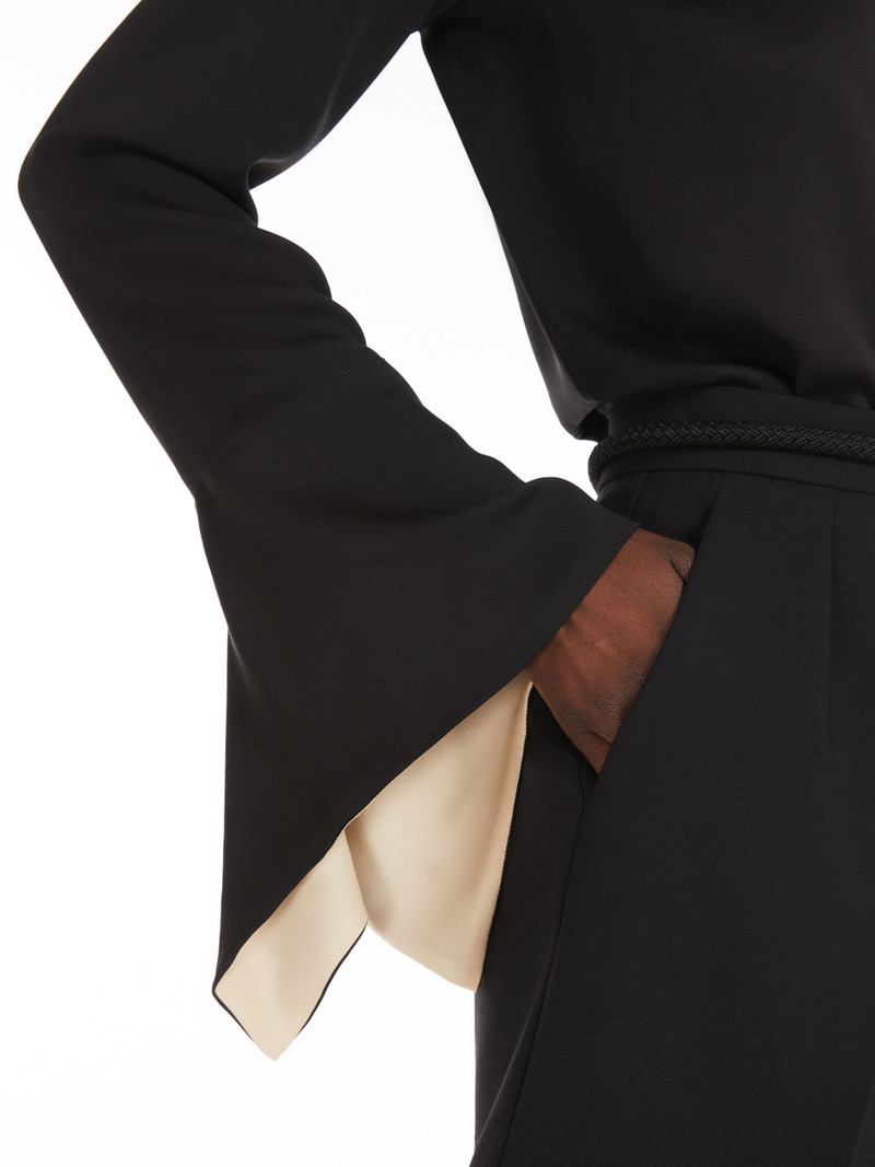 PIO Colour block silk shirt 6
