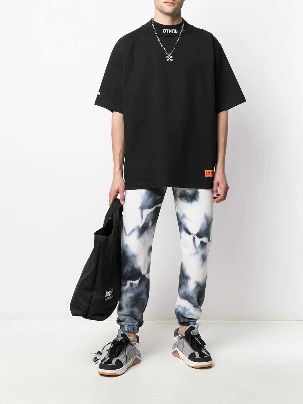 tie-dye print track pants - 2