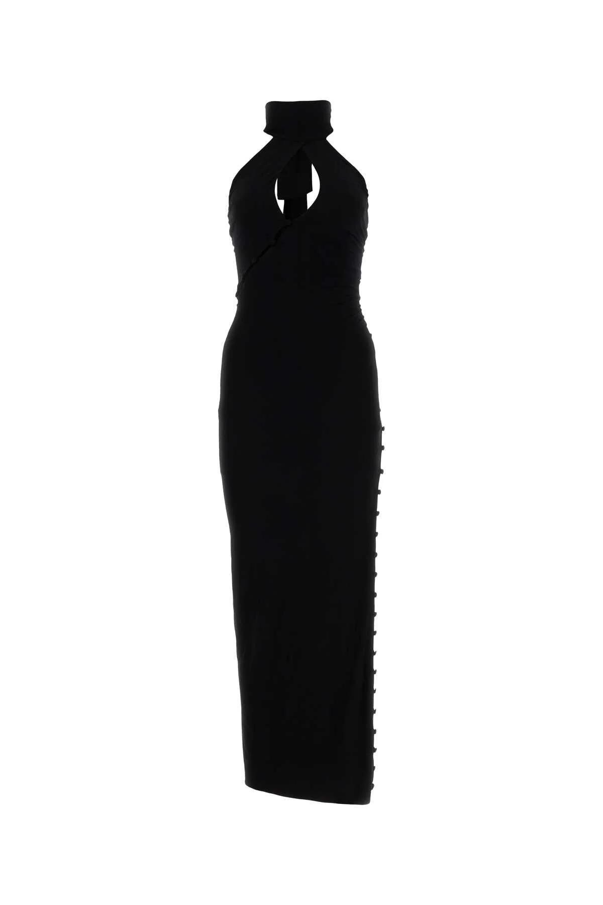 Magda Butrym Women Black Jersey Long Dress - 1