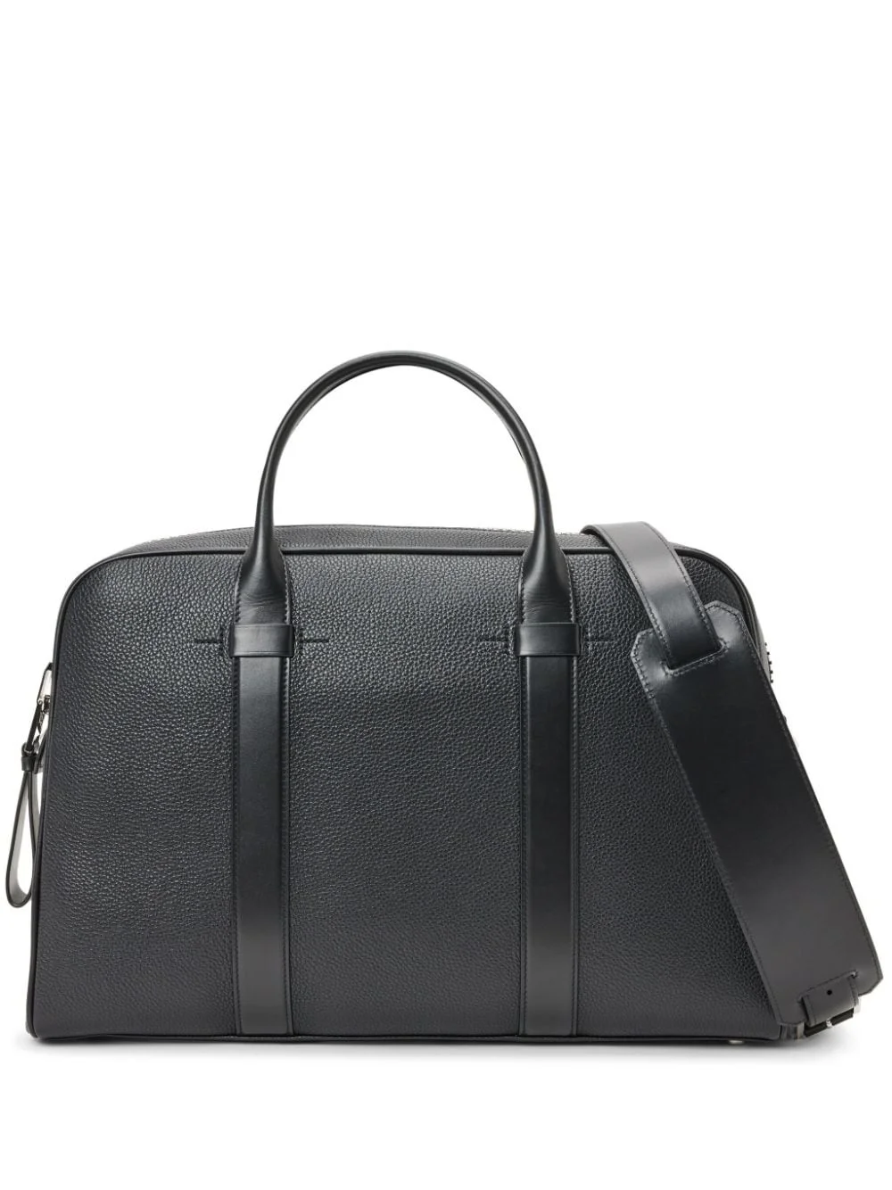 pebbled leather briefcase - 1