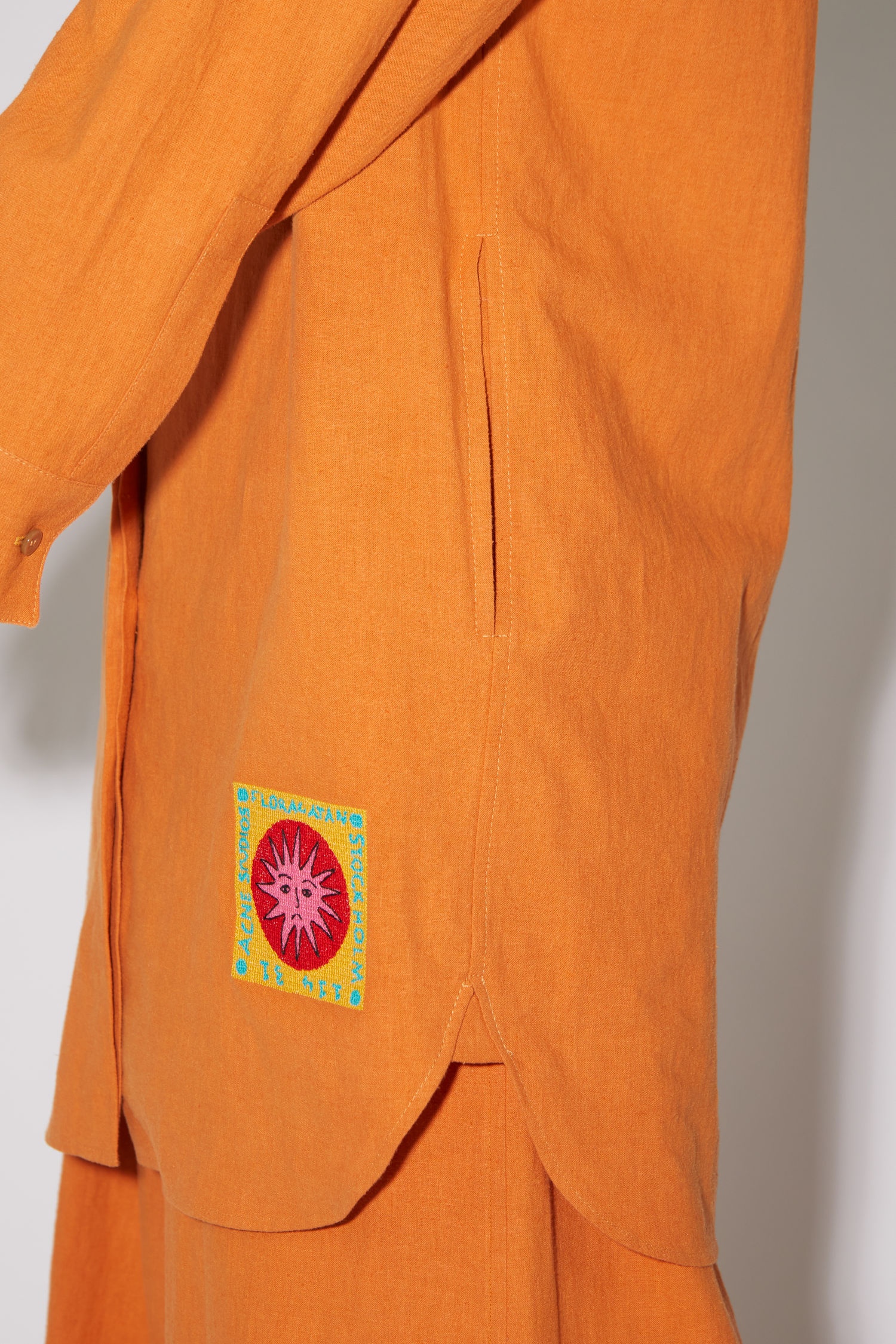 Shirt dress - Ginger orange - 5