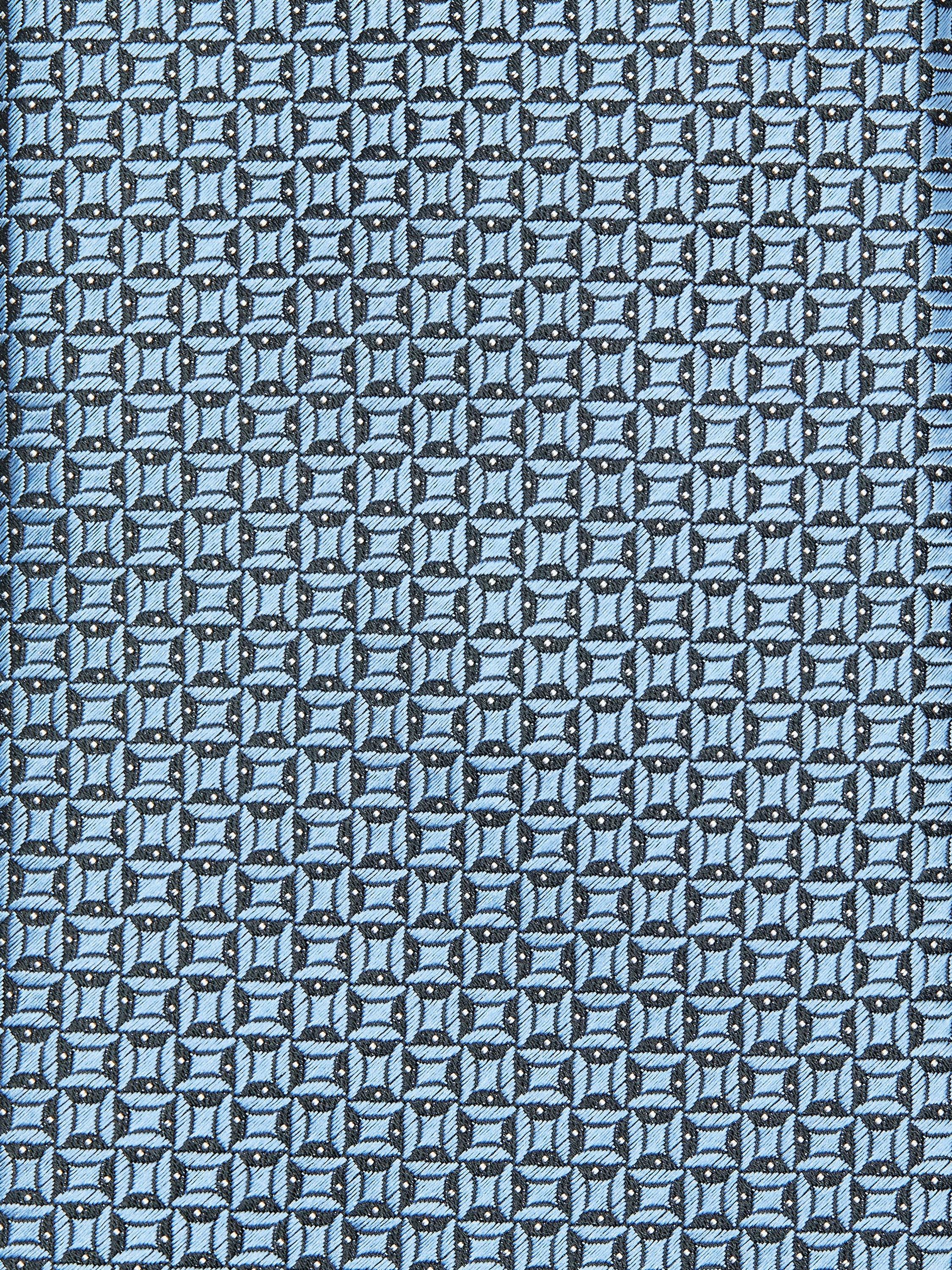 LIGHT BLUE CENTO FILI SILK TIE - 2