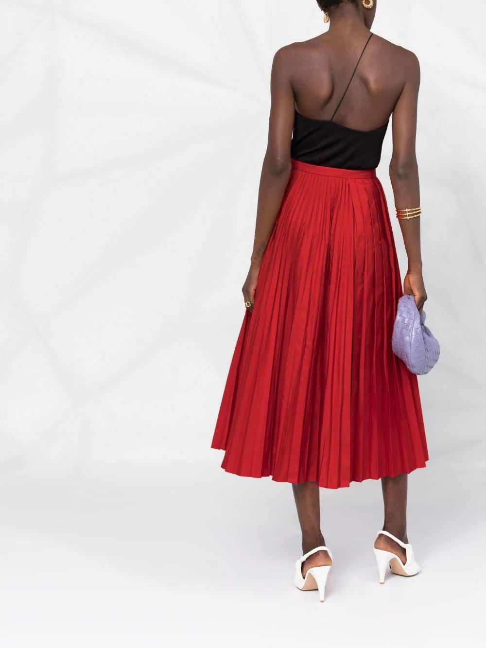 fully pleated midi skirt - 4