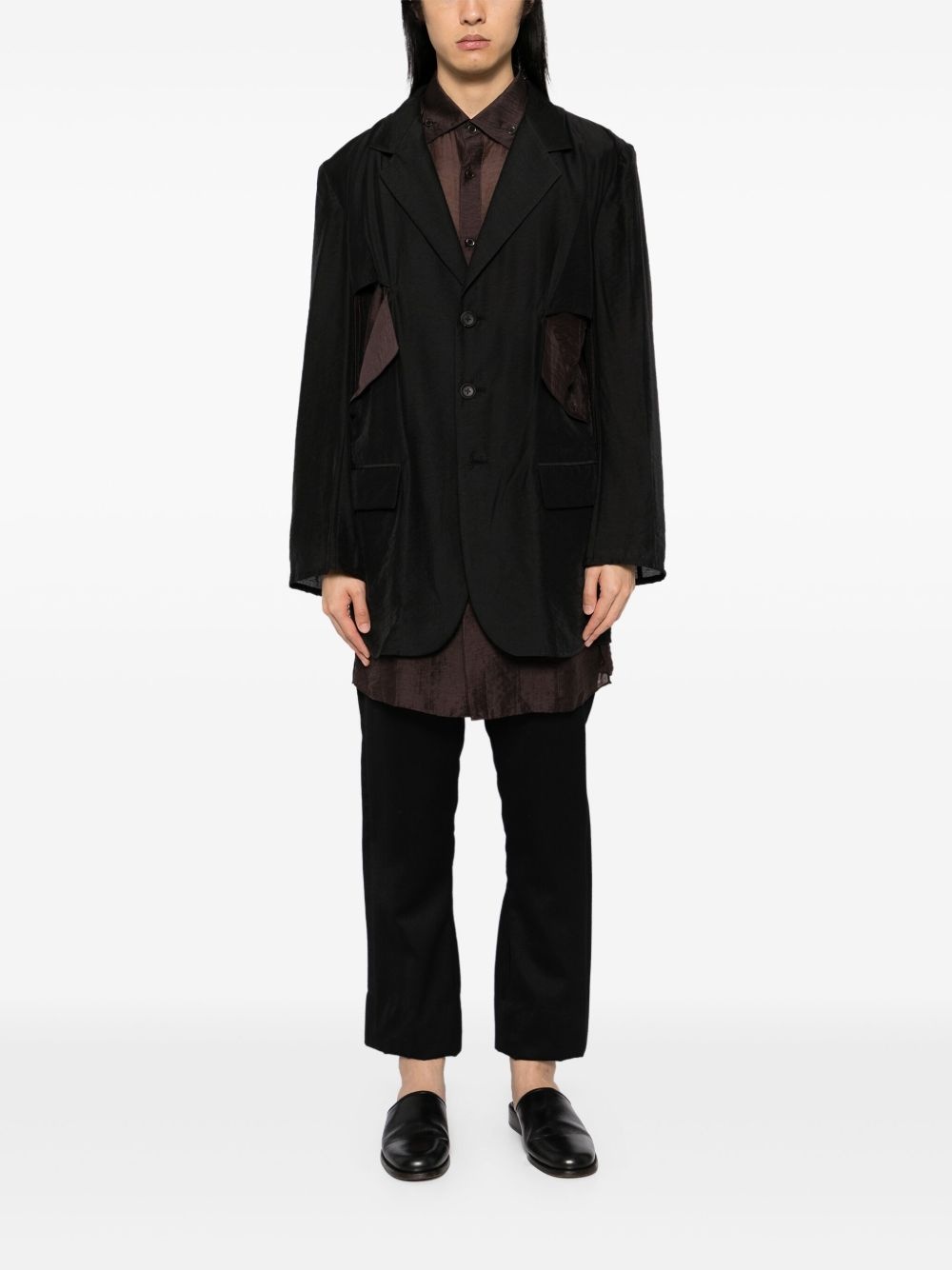 cut-out blazer - 2