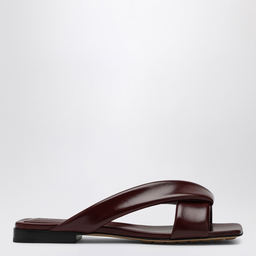 Bottega Veneta Women Mule Flat Riva Color Barolo - 2