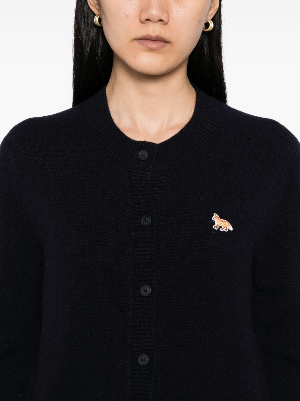 Baby Fox Patch cardigan - 5