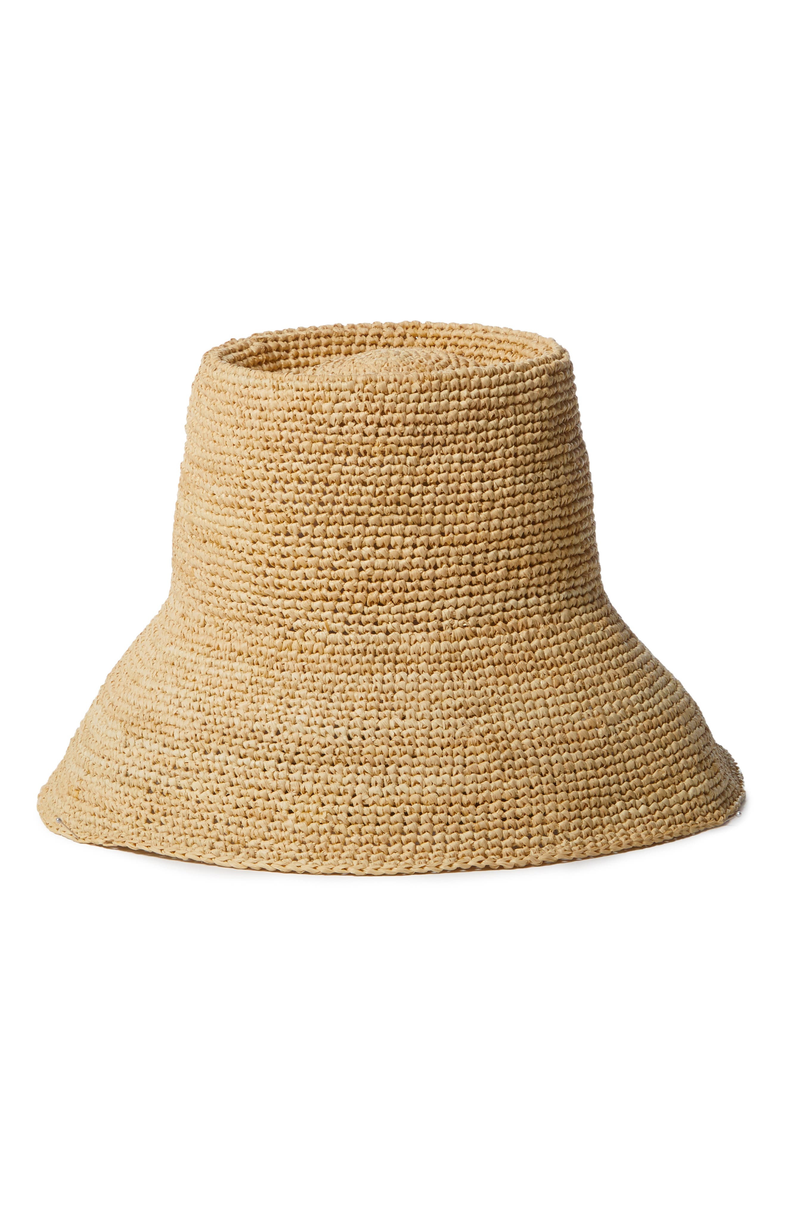 Janessa Leoné Felix Crochet Raffia Bucket Hat in Natural at Nordstrom - 2