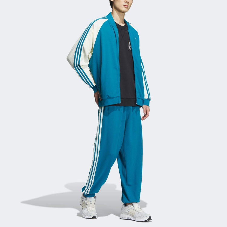 adidas Originals Dkn Sst Jacket Asia Sizing 'Blue White' IX4241 - 5