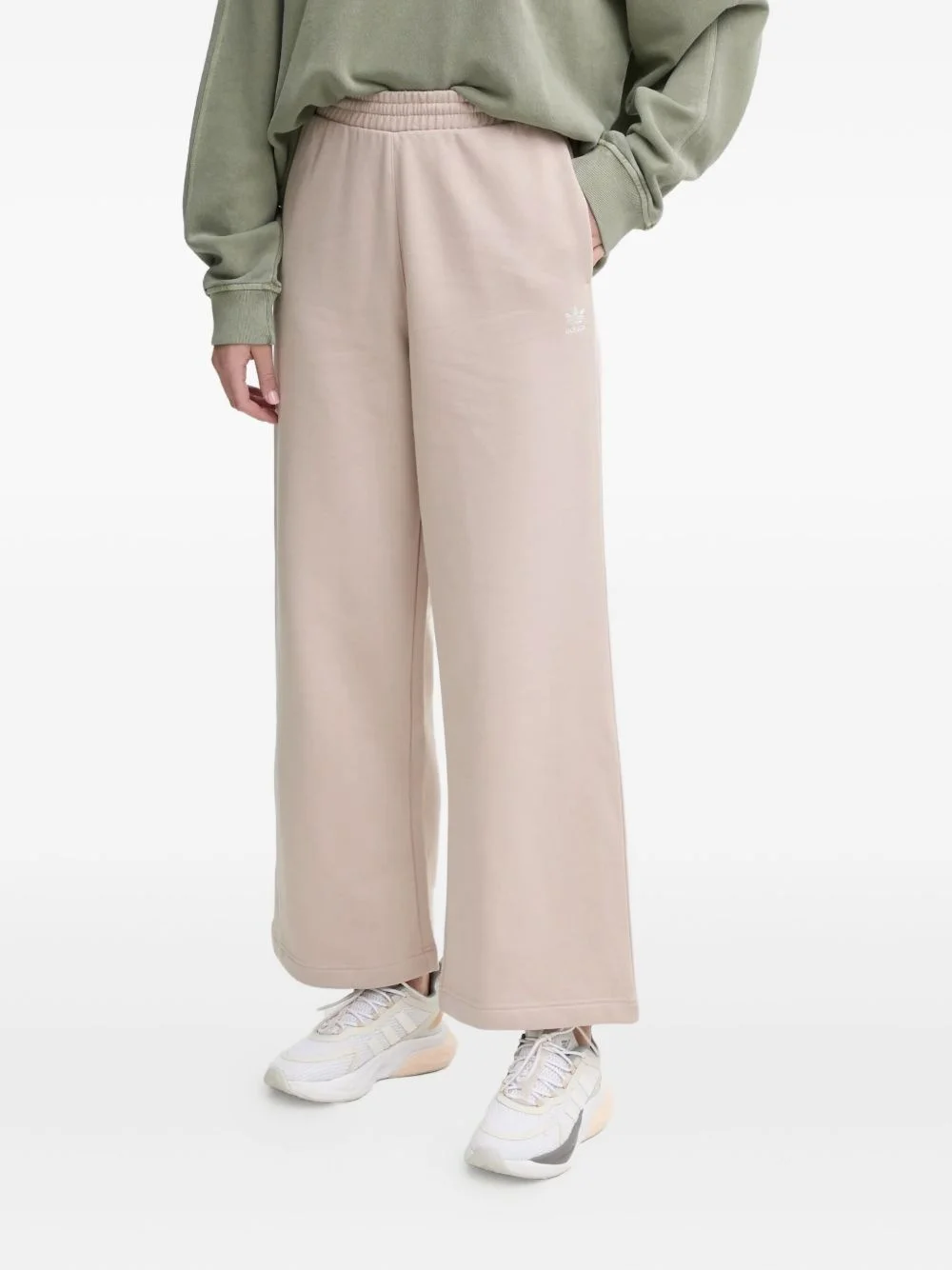 logo-embroidered track pants - 1