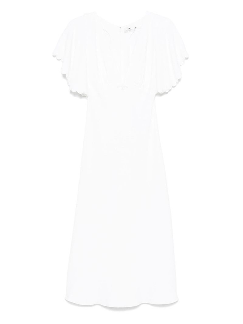 crepe midi dress 1