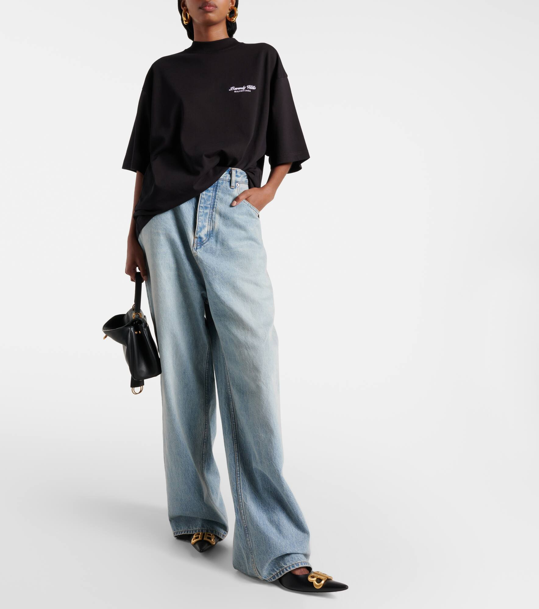 Printed cotton jersey T-shirt - 2