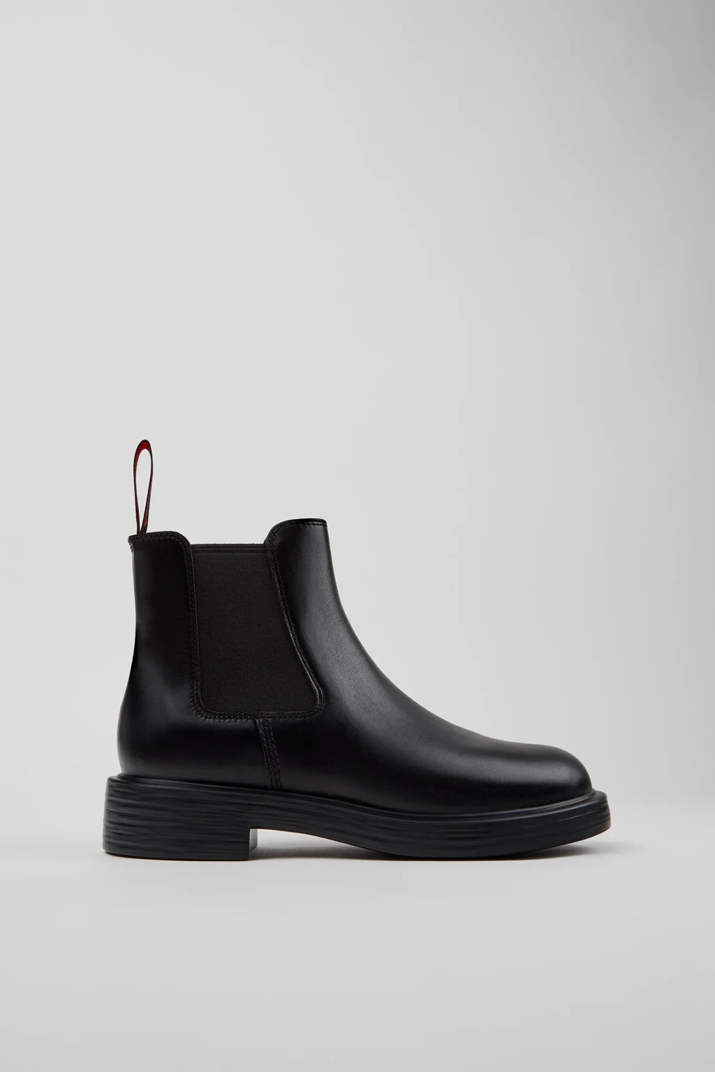 Dean Black Leather Ankle Boots for Women. - 1
