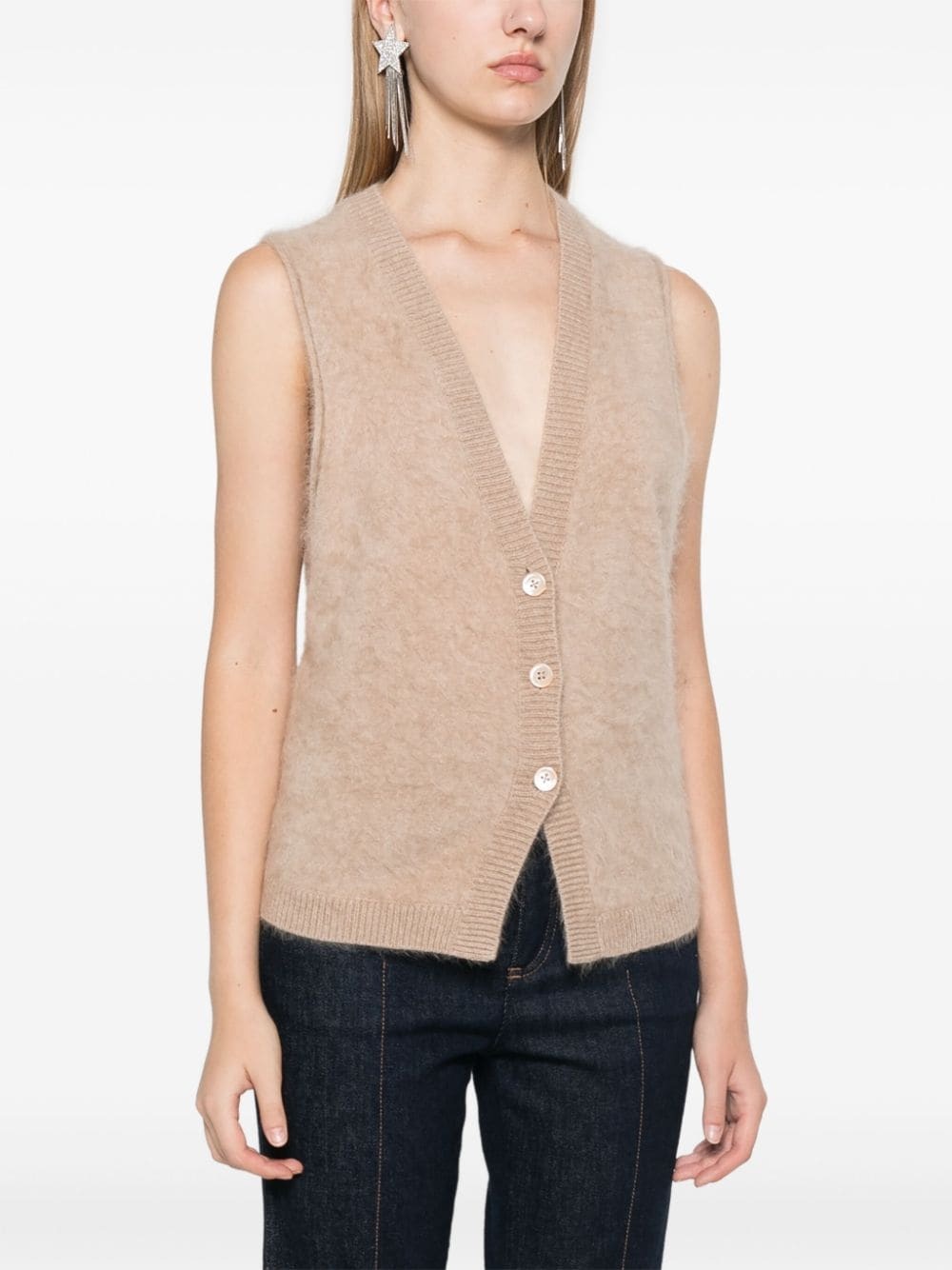 textured cashmere top - 3