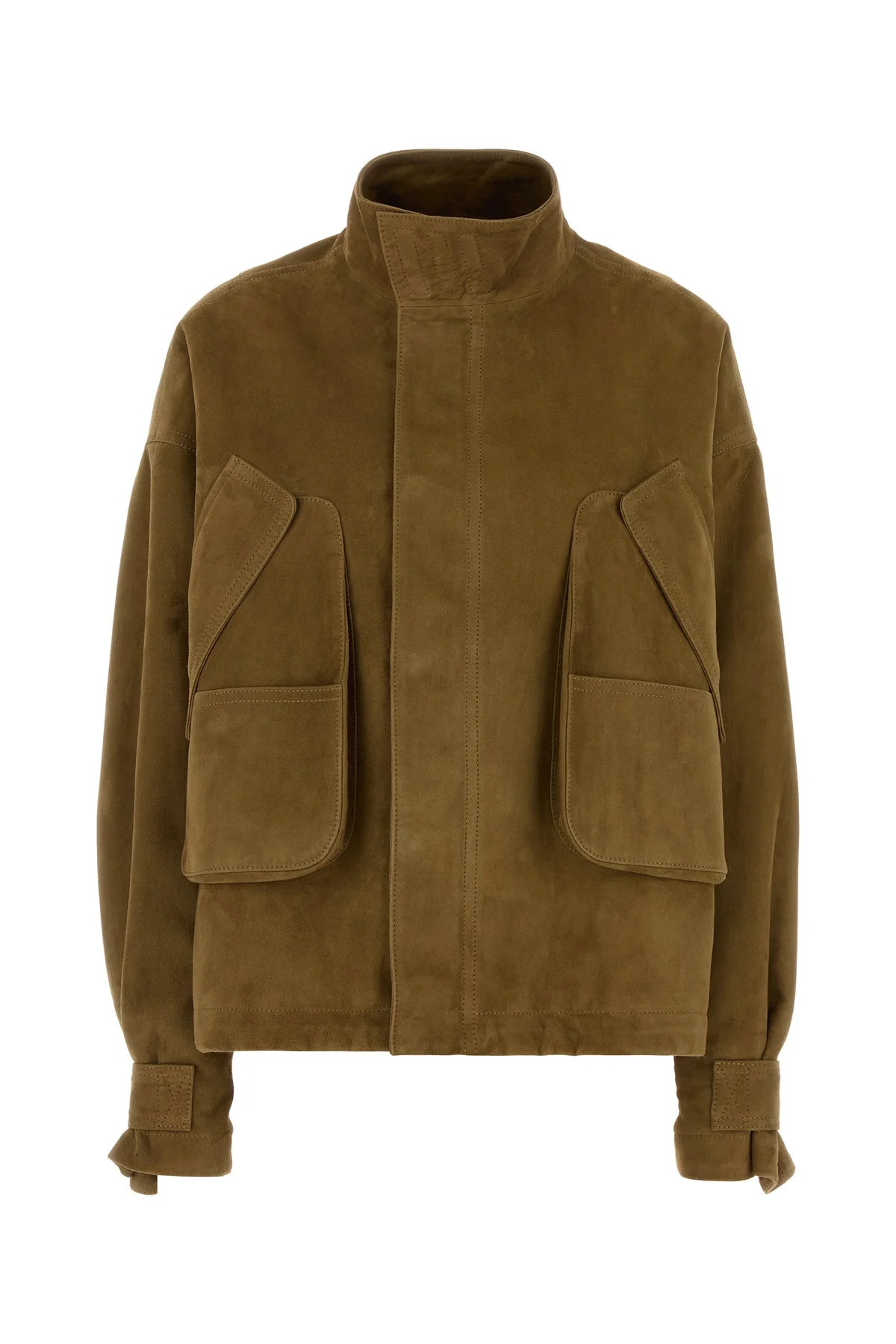 Biscuit suede bomber jacket - 1
