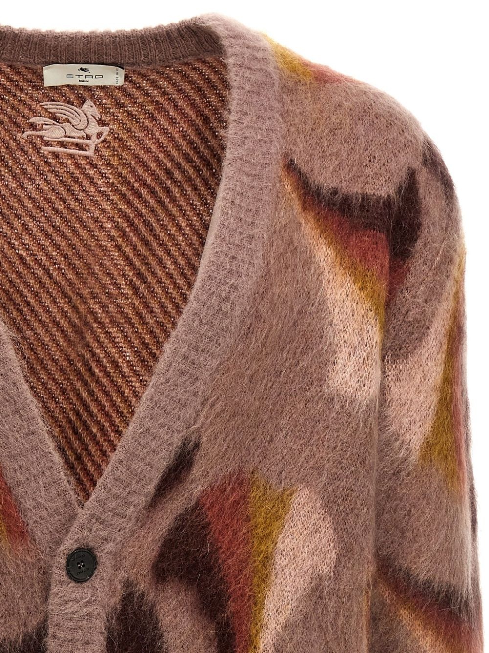 paisley-pattern cardigan - 3