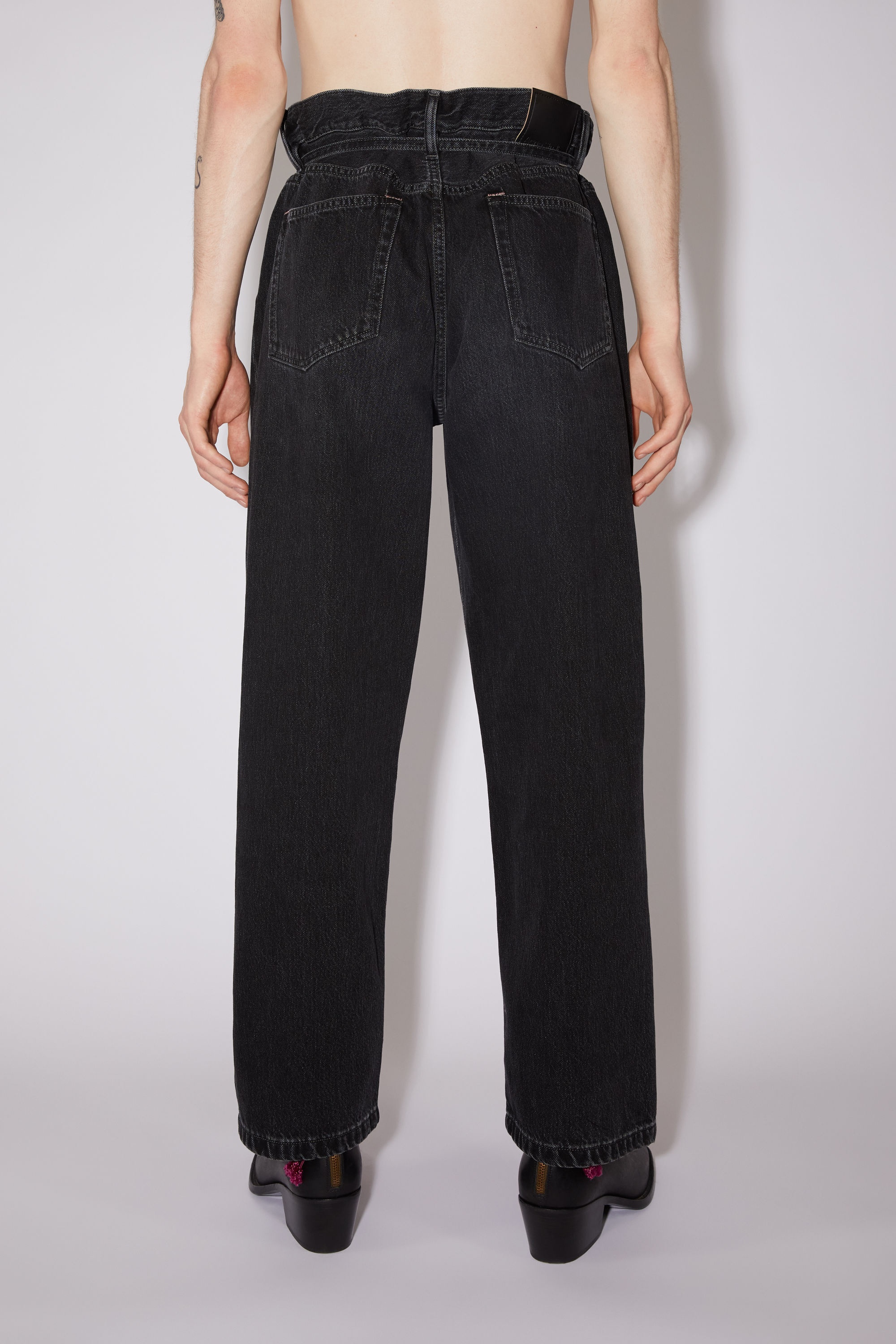 Loose fit jeans - Black - 3