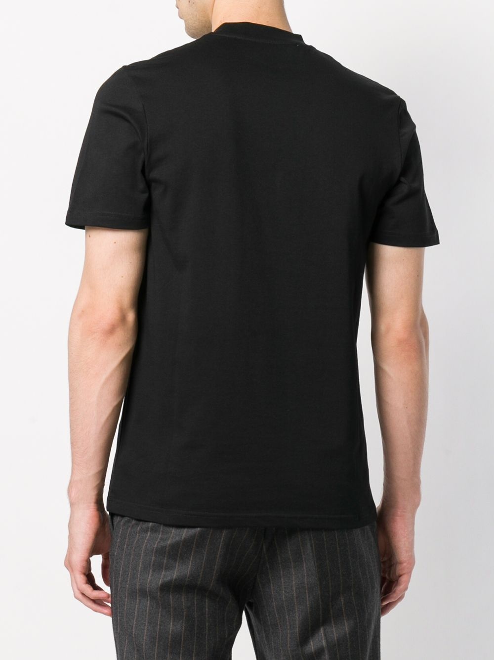 logo print cotton T-shirt - 5