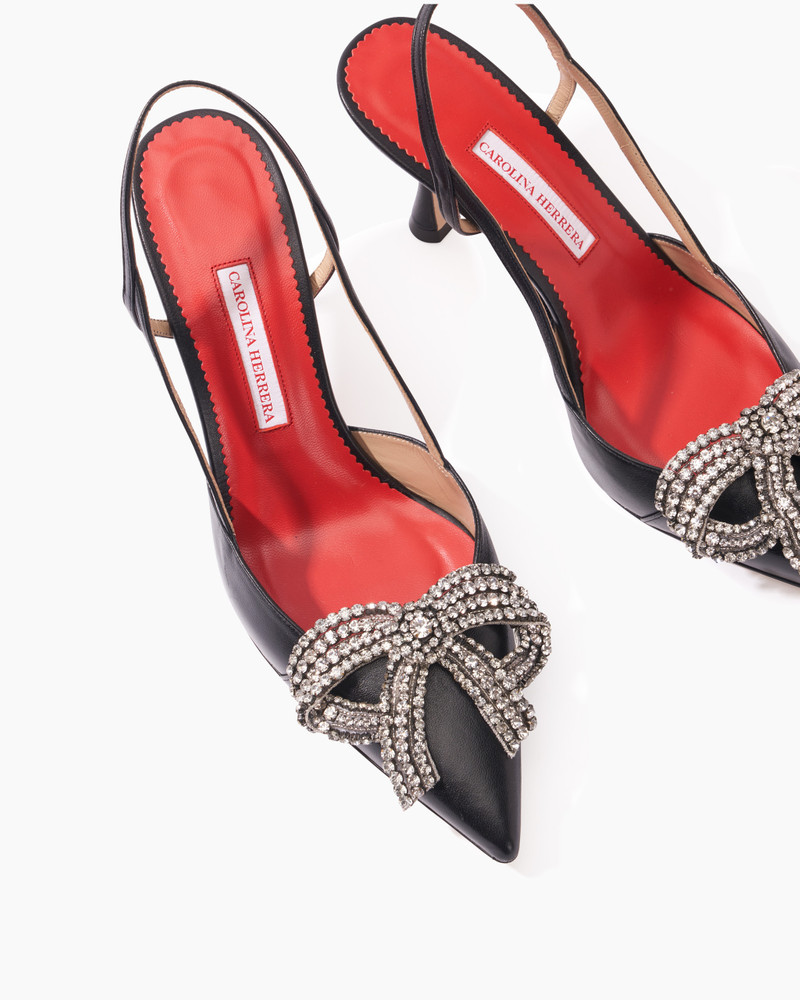 Leather Slingback Heels 5