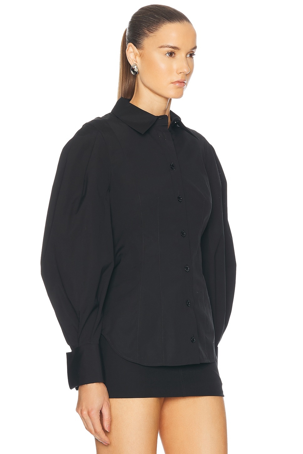 Full Sleeve Button Up Top - 2